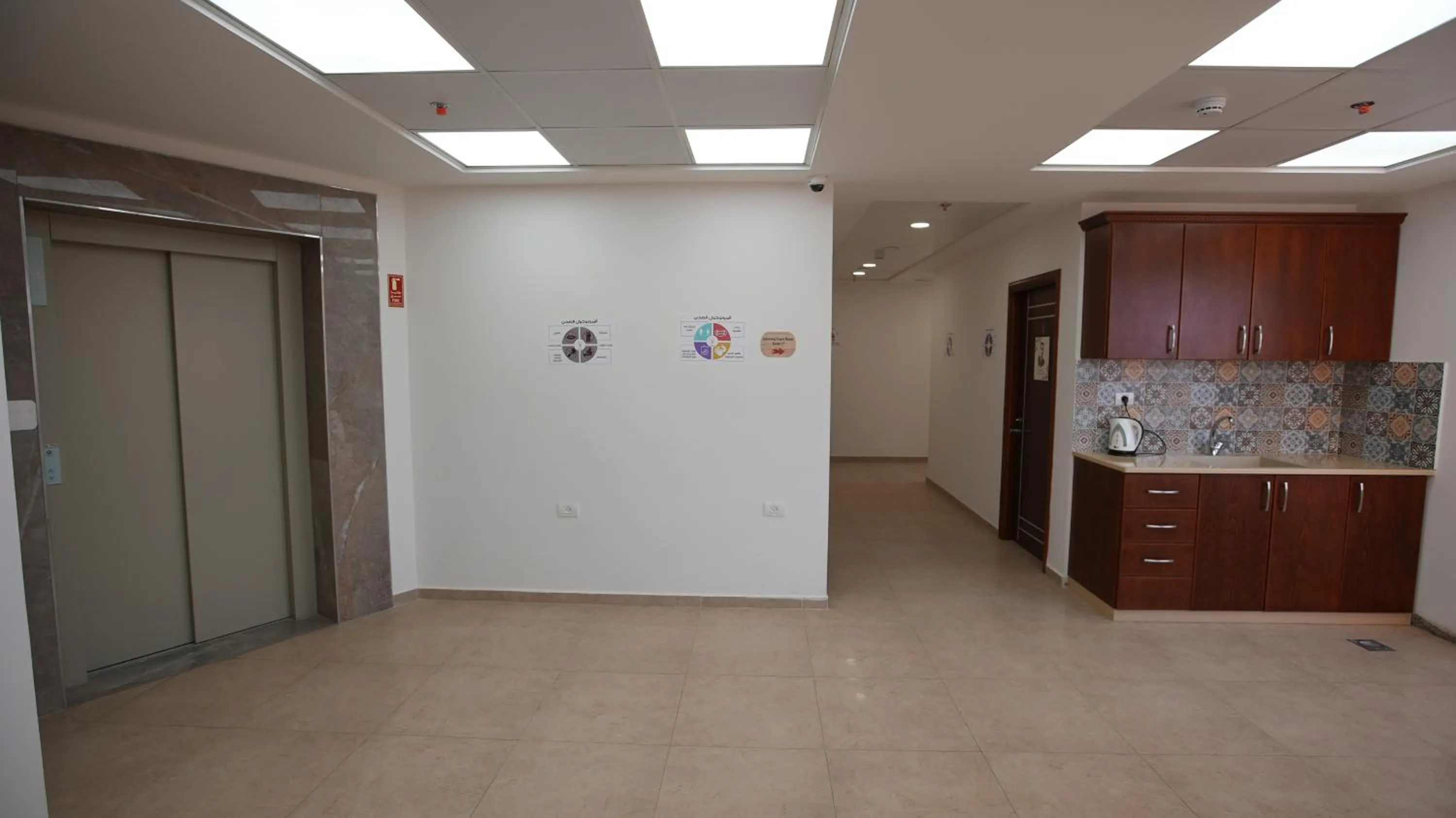 Kitchen or kitchenette in Alrowwad Guest House