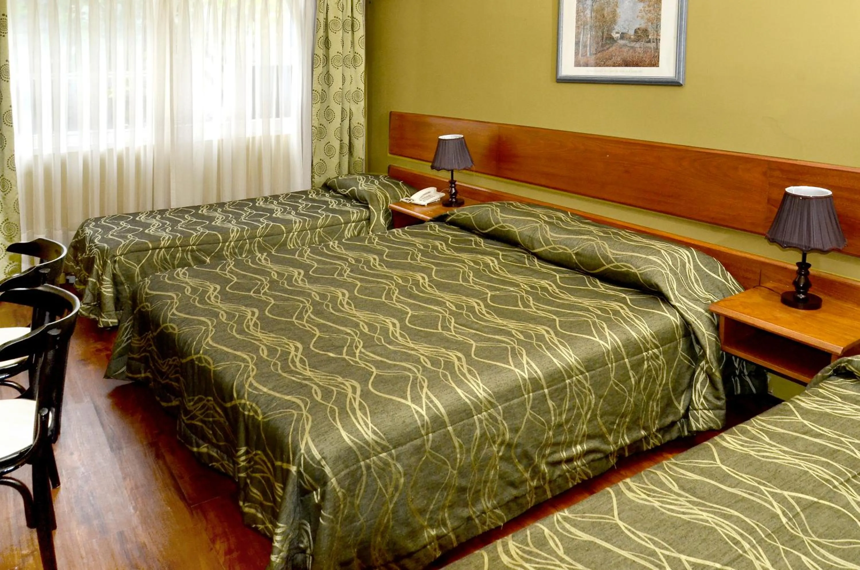 Bed in Hotel Hispano