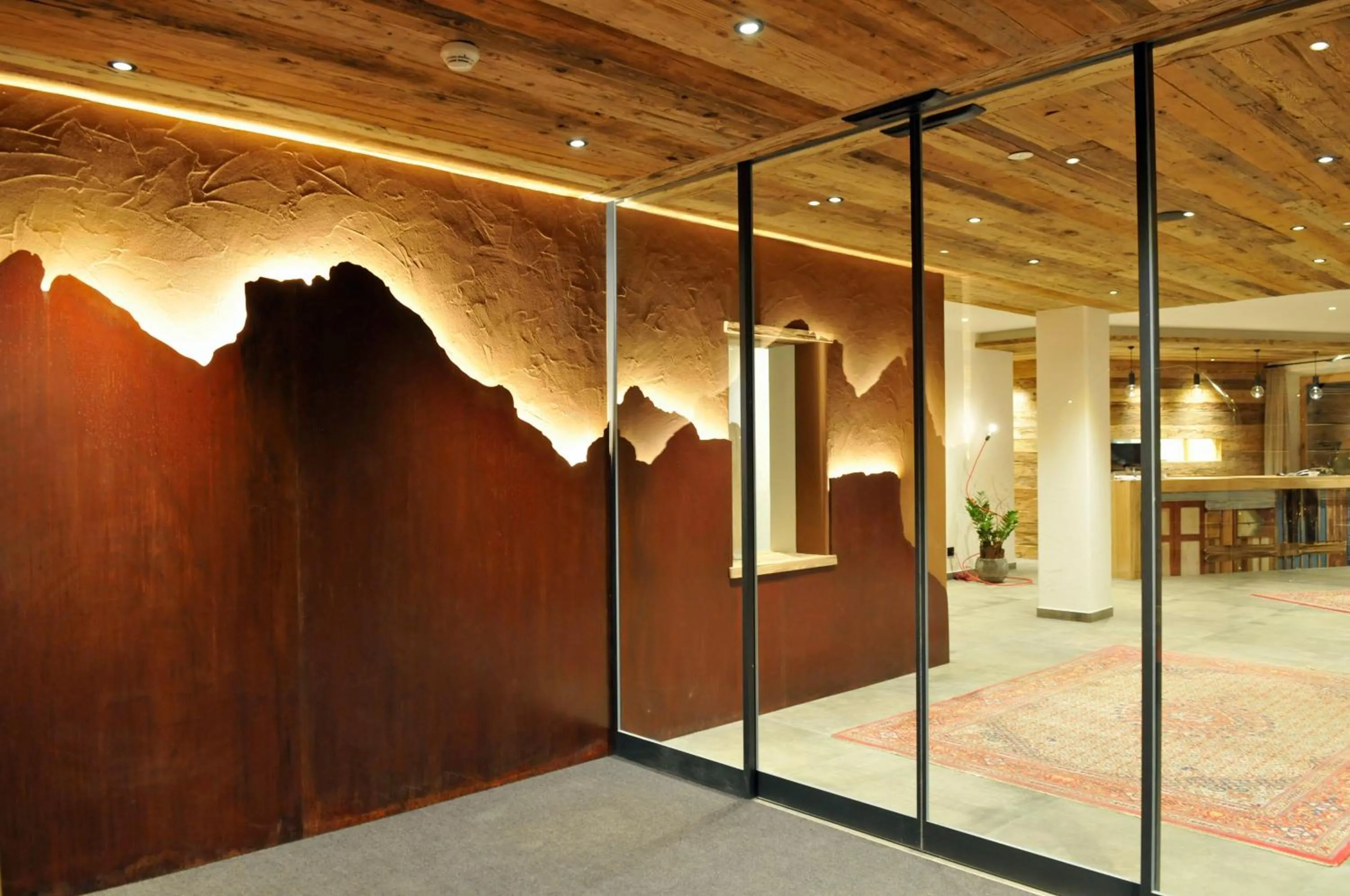 Lobby or reception in Hotel Gran Ciasa