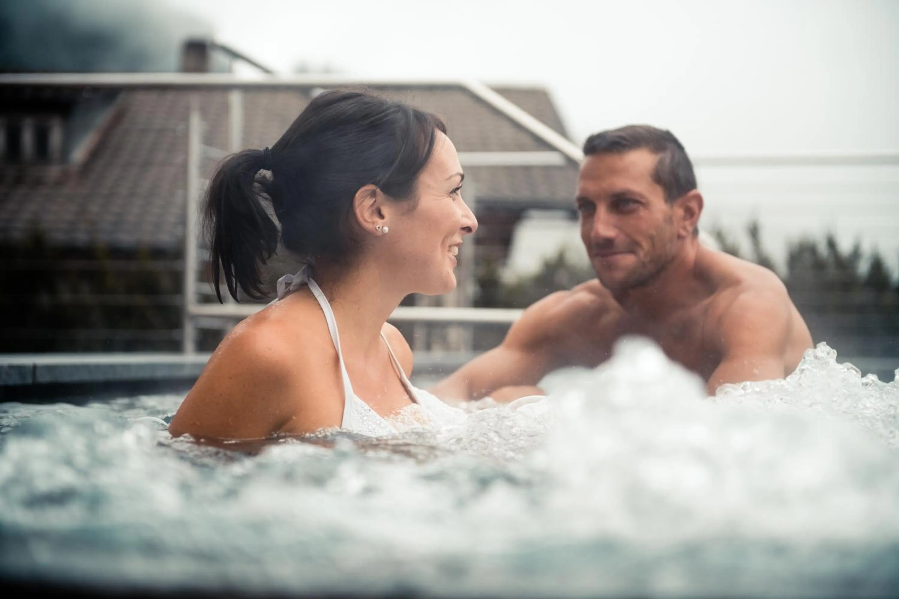 Hot Tub in Hotel Gran Ciasa