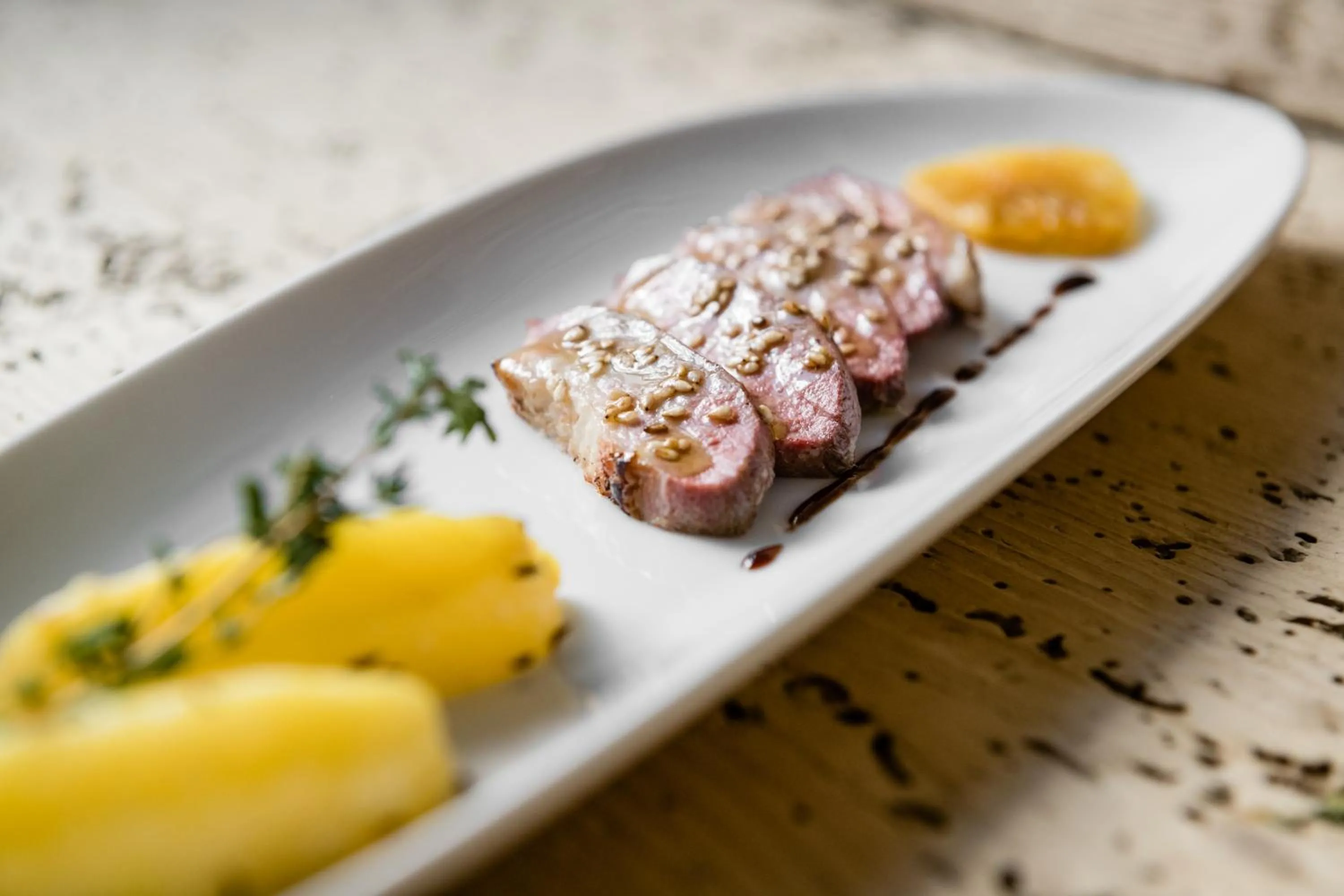 Food close-up in Hotel Gran Ciasa