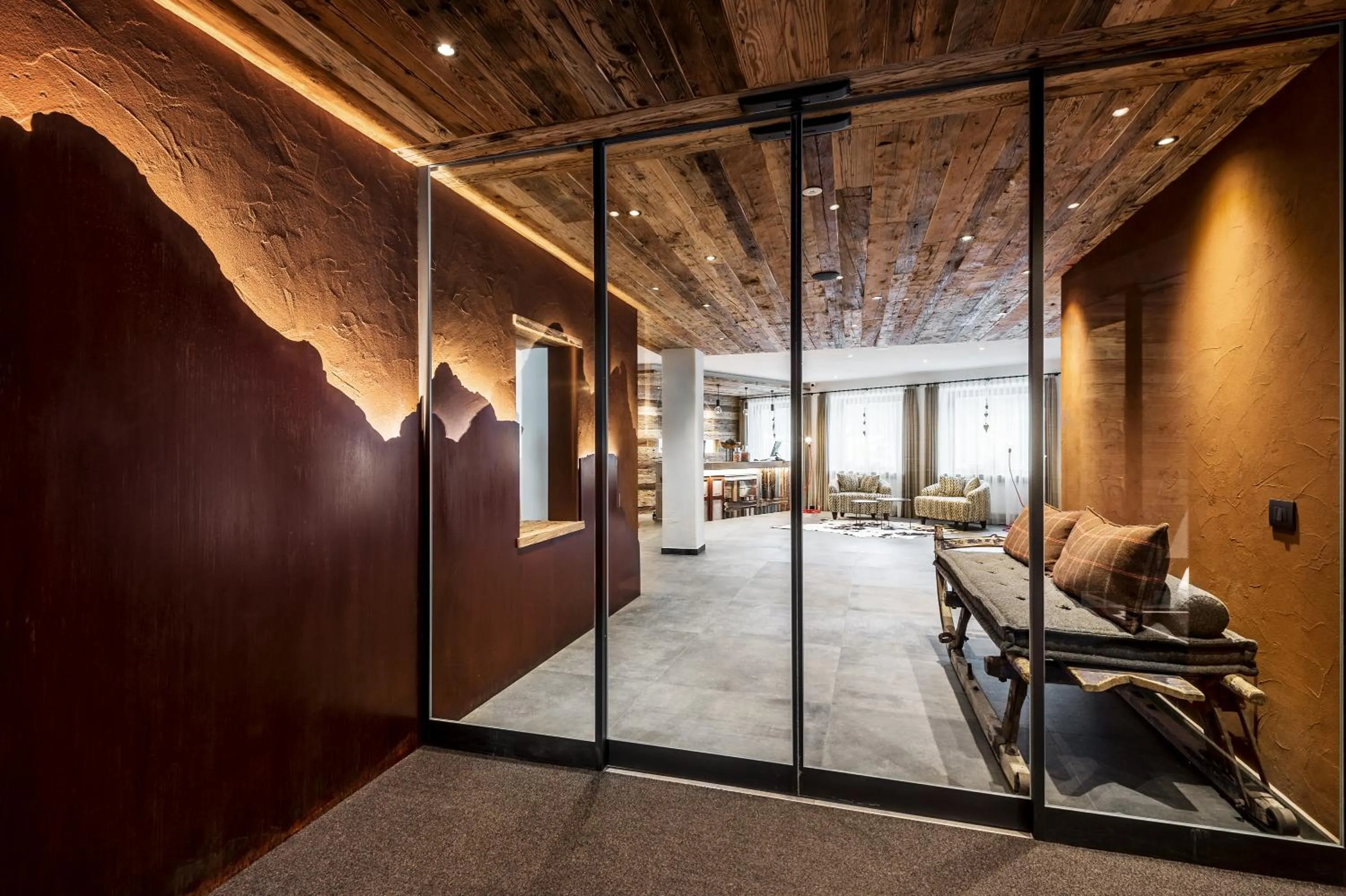 Lobby or reception in Hotel Gran Ciasa