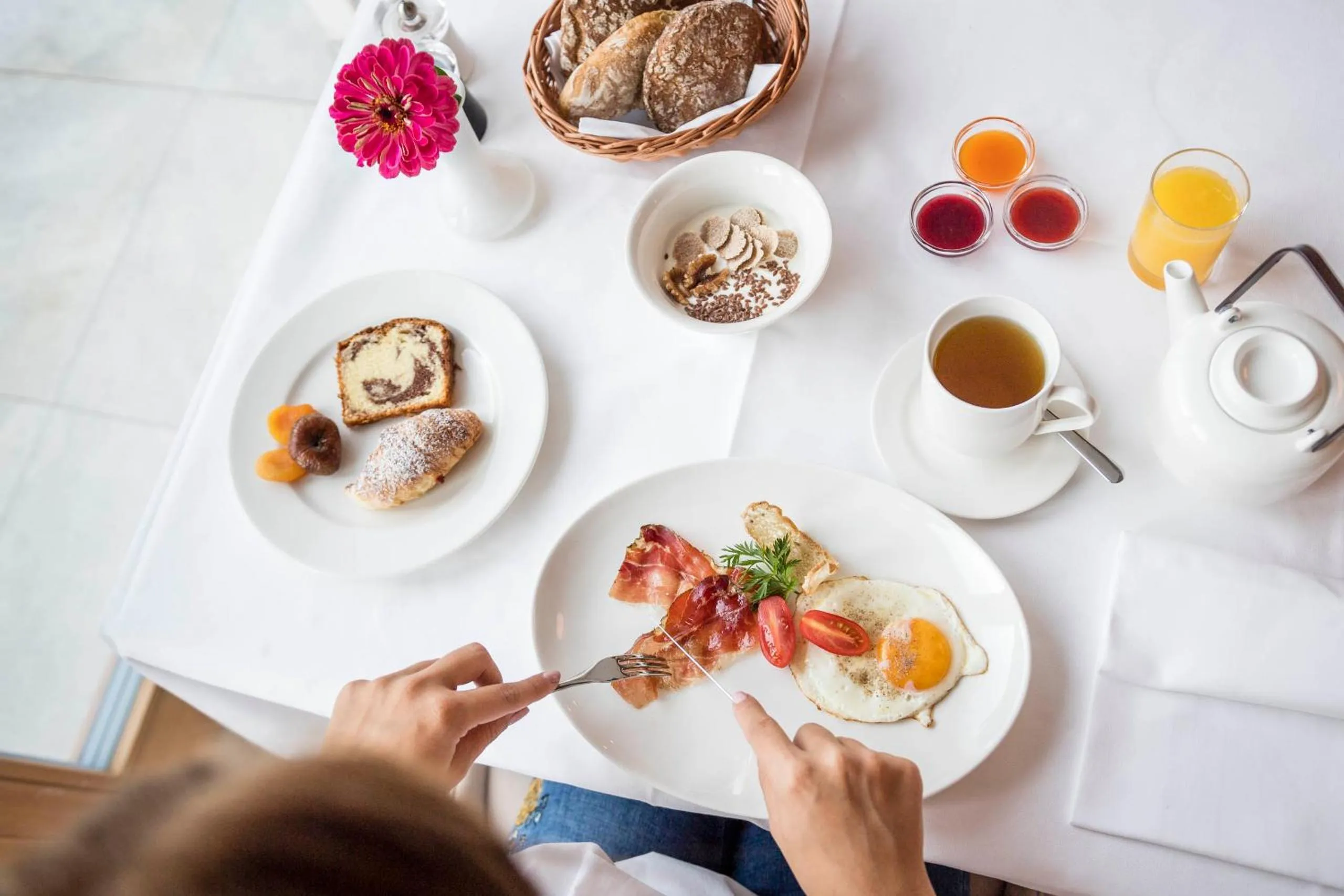 Buffet breakfast in Tuberis Nature & Spa Resort