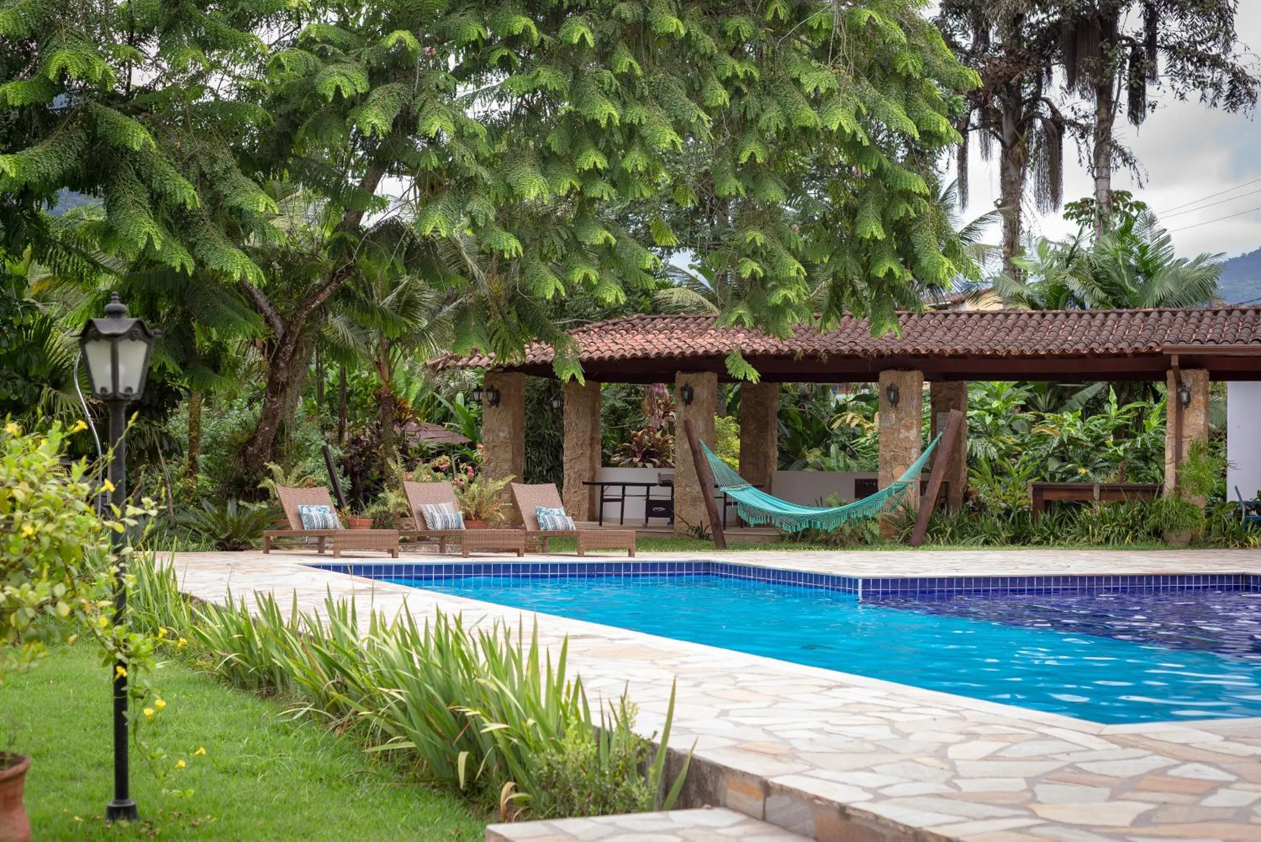 Garden in Pousada Chácara Das Acácias