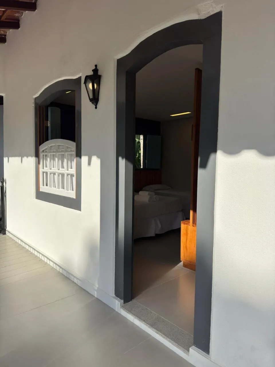 Bed in Pousada Chácara Das Acácias