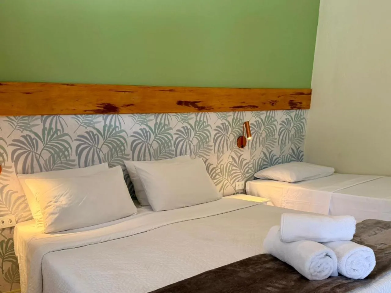 Bed in Pousada Chácara Das Acácias - Com Gerador De Energia