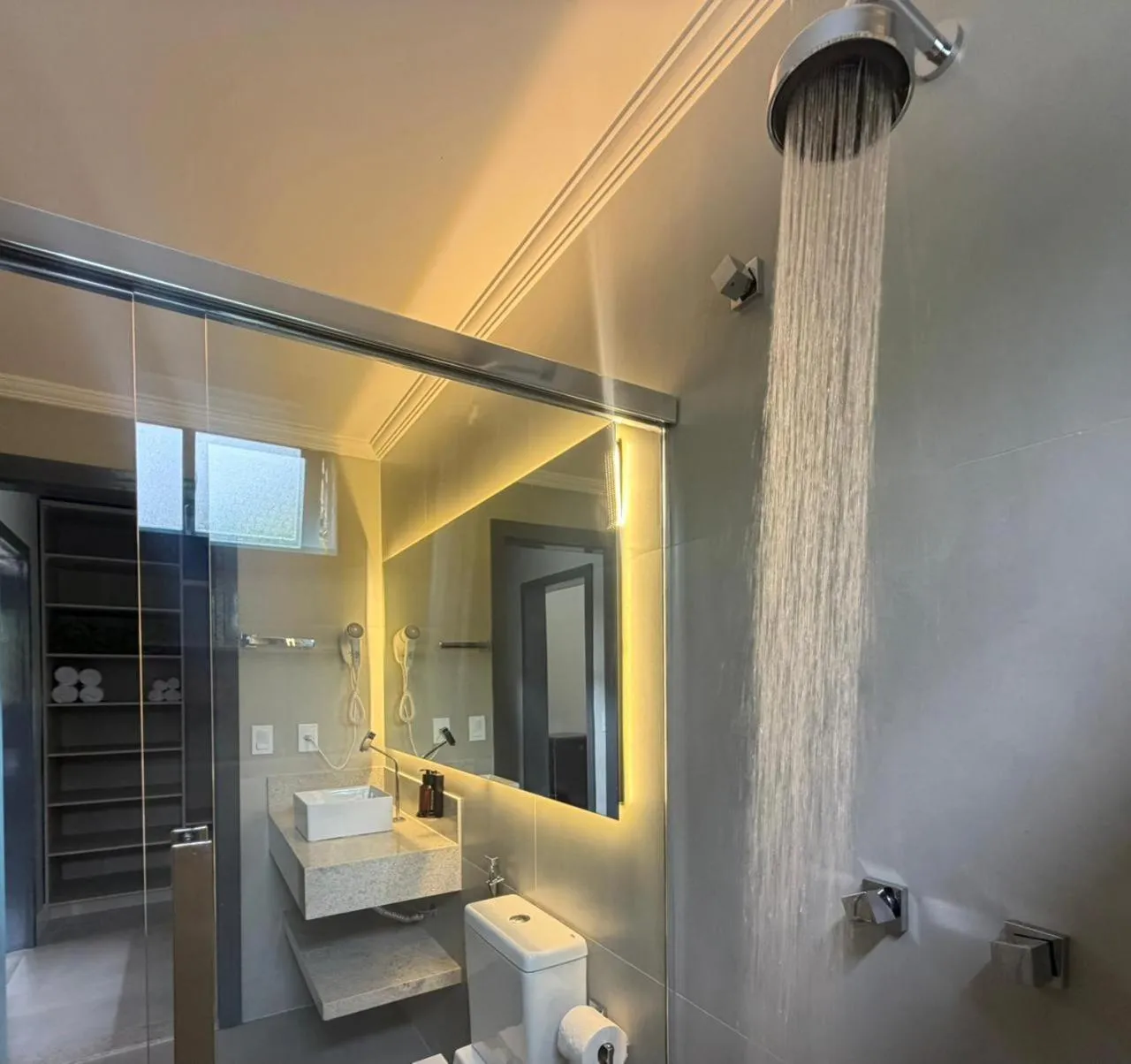 Bathroom in Pousada Chácara Das Acácias - Com Gerador De Energia