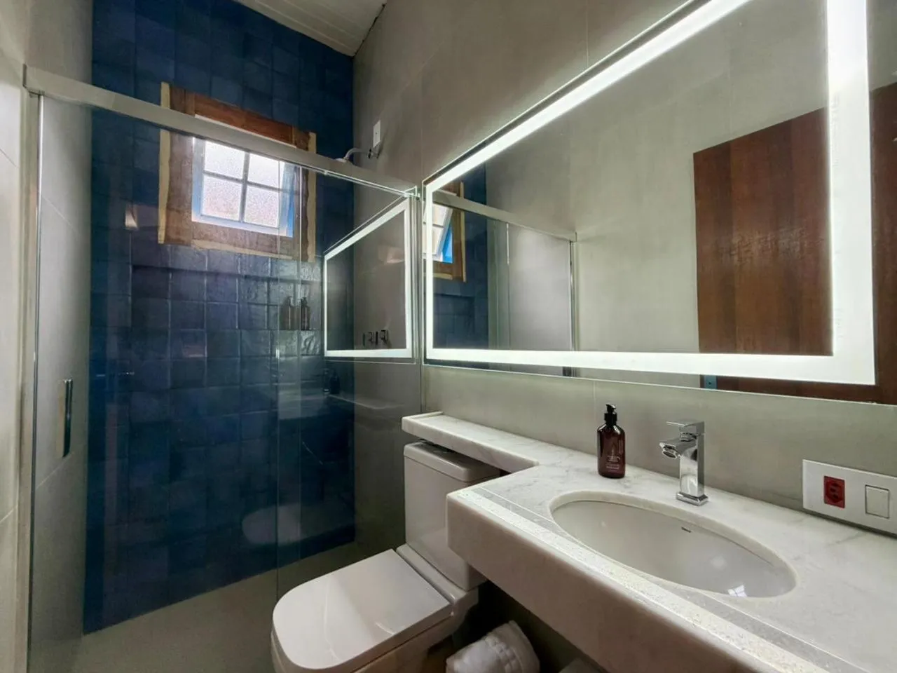 Bathroom in Pousada Chácara Das Acácias - Com Gerador De Energia