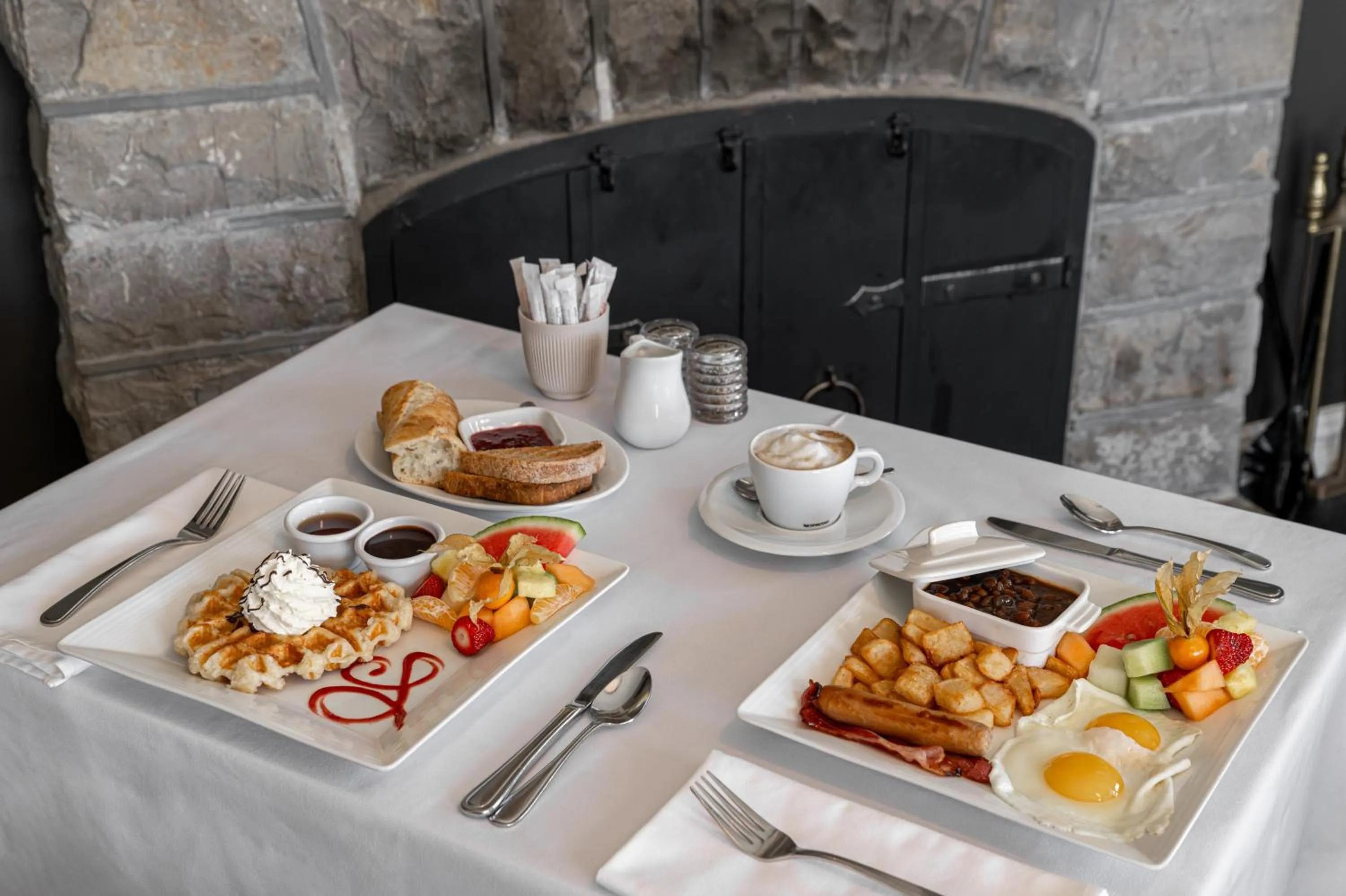 Breakfast in Chez Truchon Bistro-Auberge