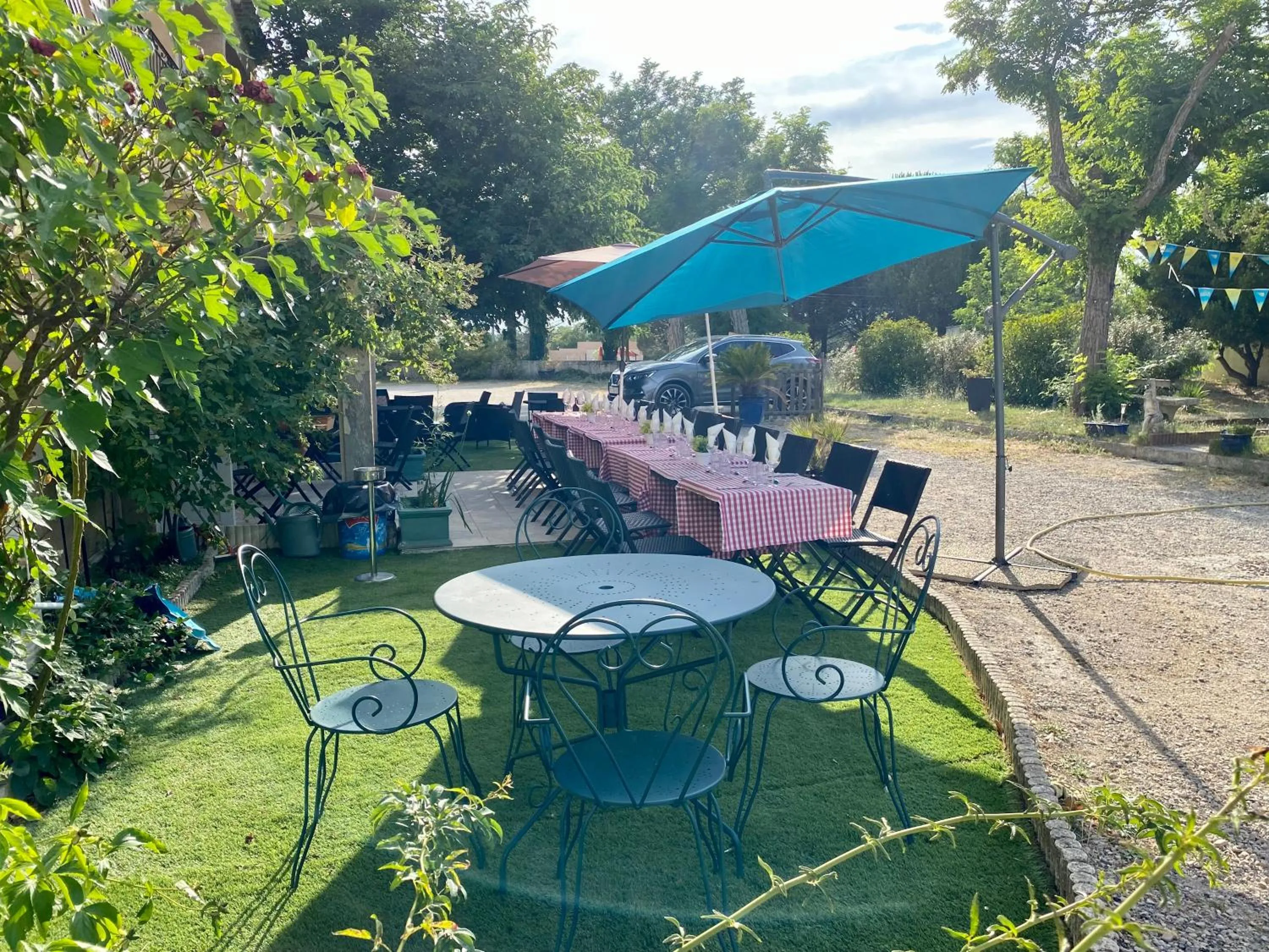 Patio in Hotel Carina