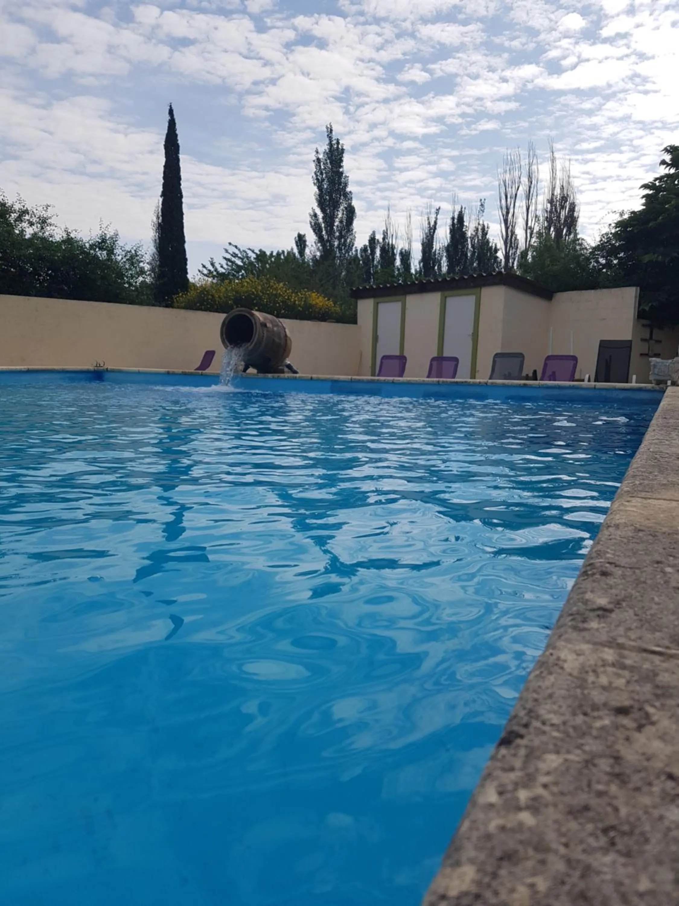 Pool view in Hotel Carina
