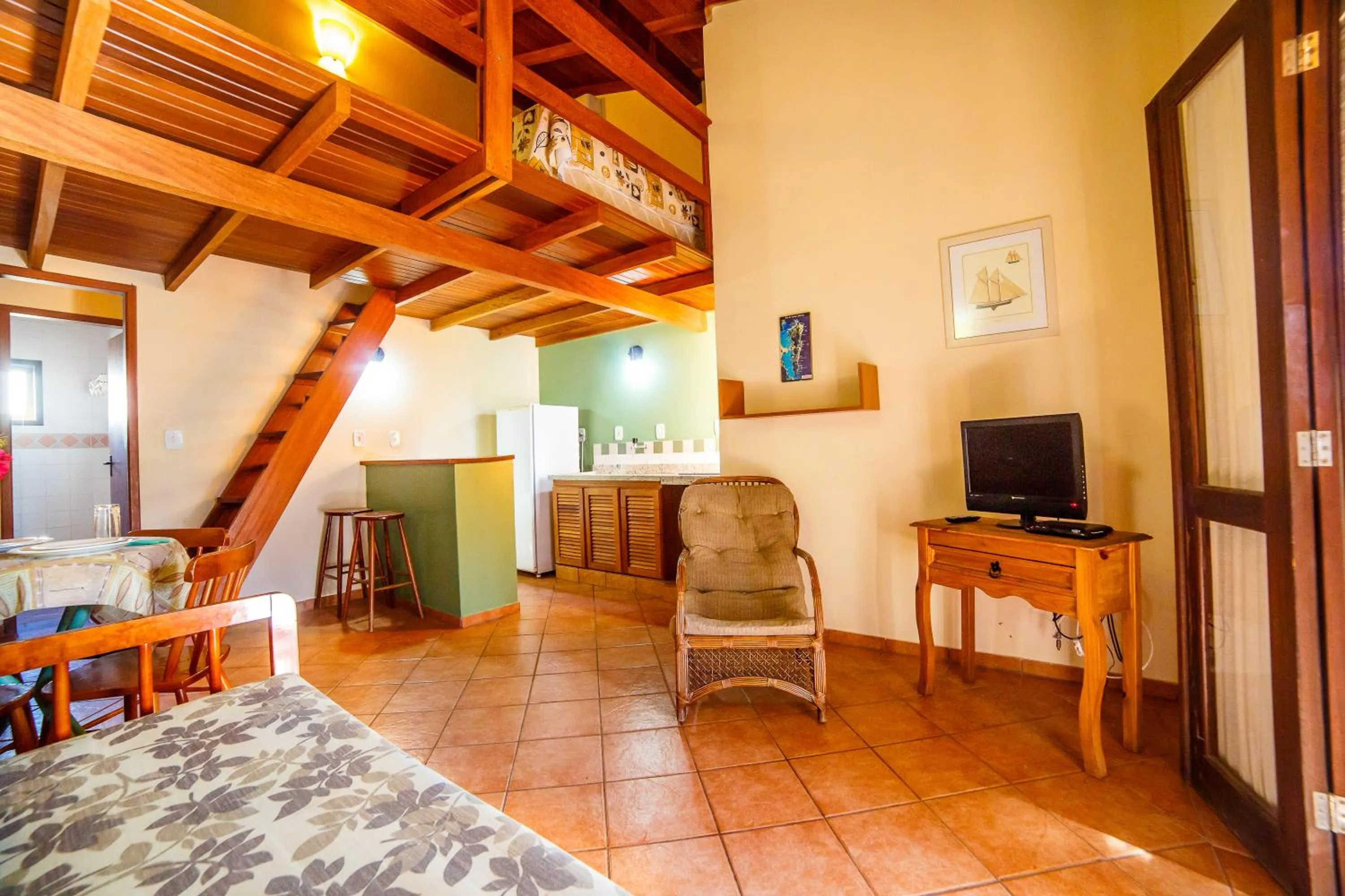 Kitchen or kitchenette in Pousada Do Capitão