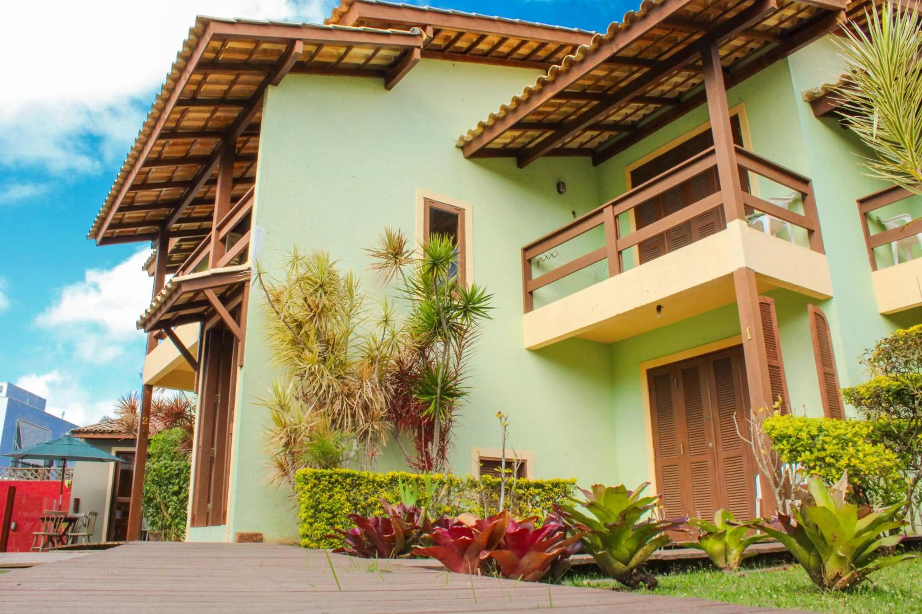 Garden view in Pousada Do Capitão