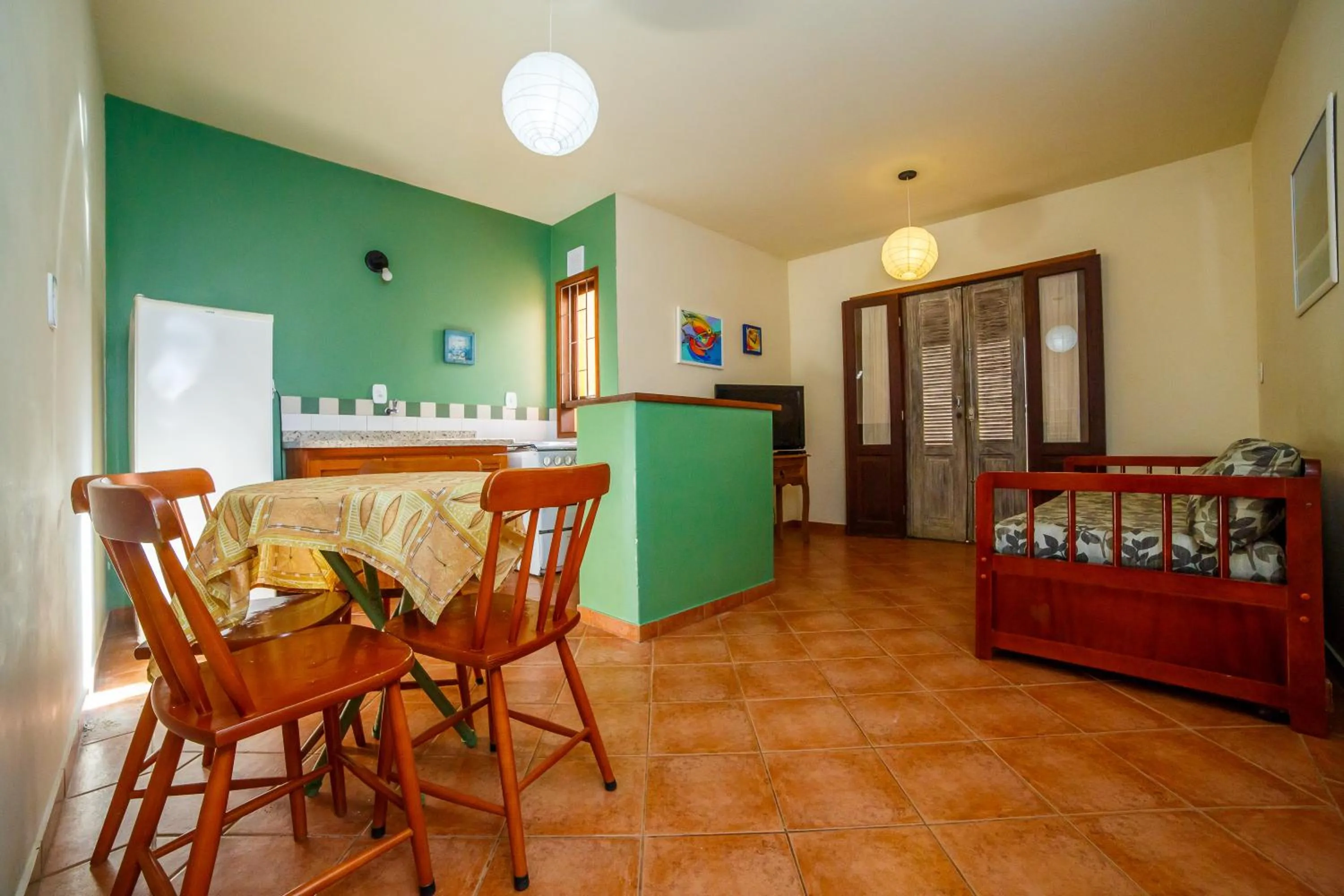 Kitchen or kitchenette in Pousada Do Capitão