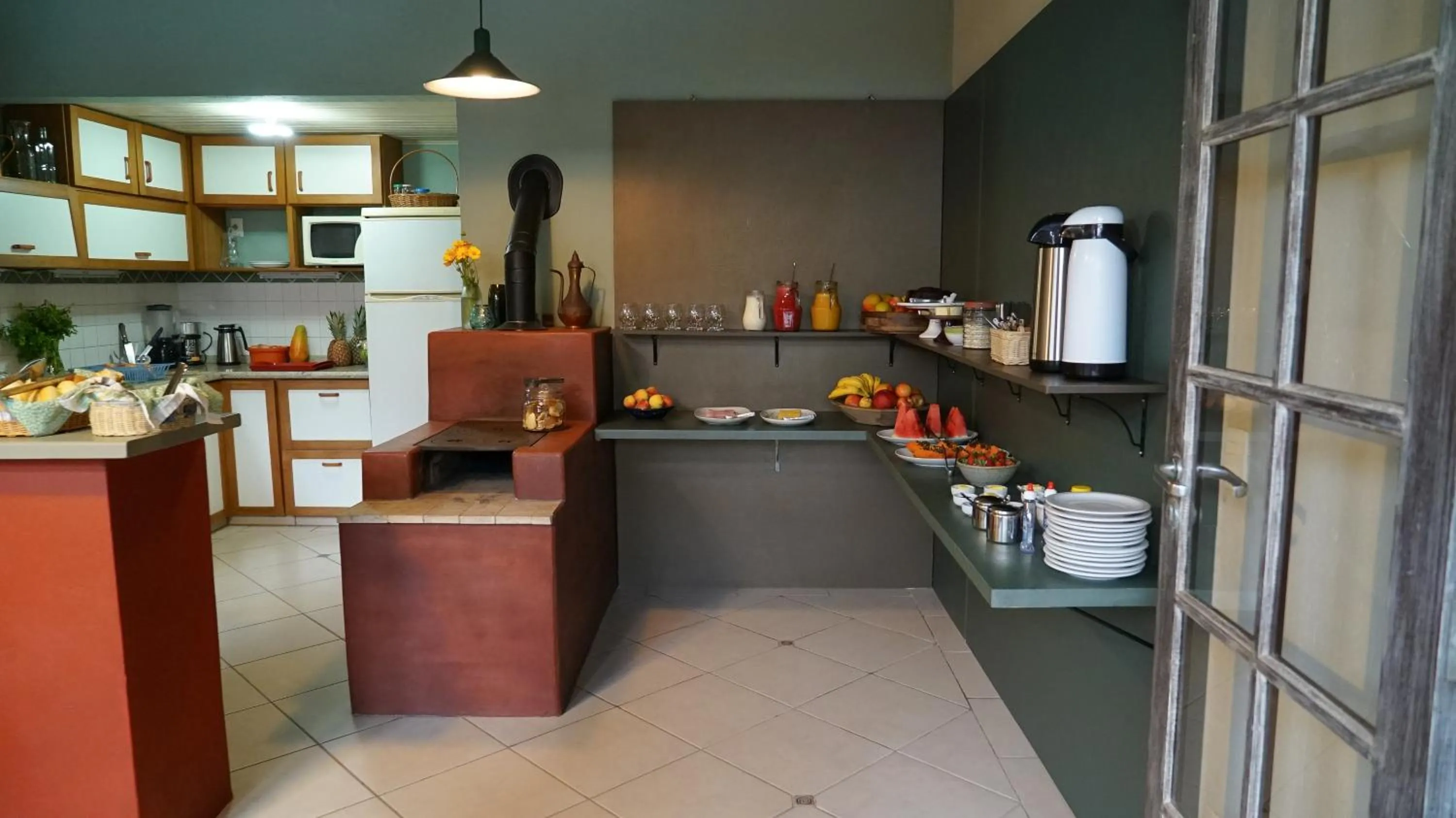 Buffet breakfast in Pousada Do Capitão