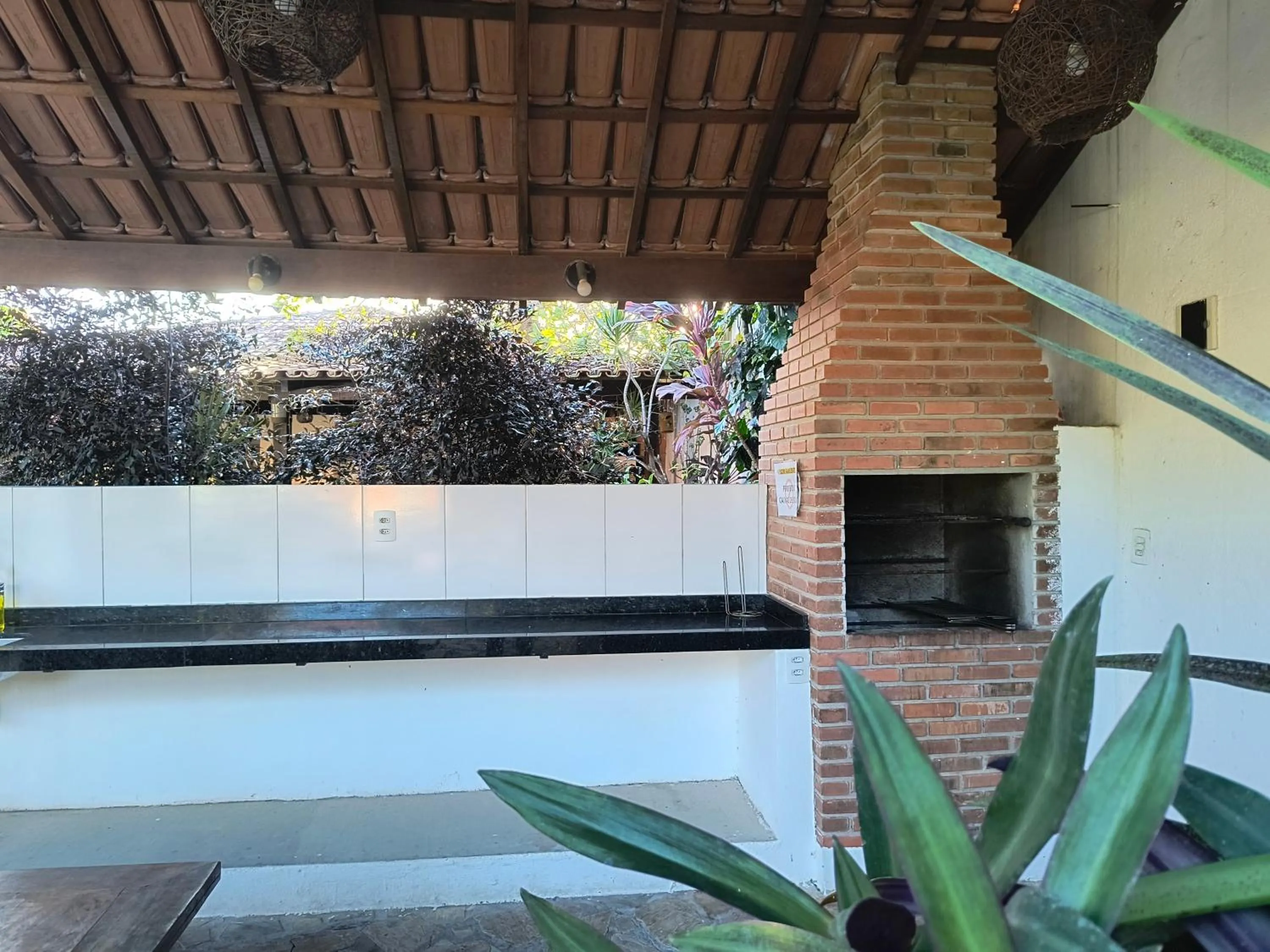 BBQ facilities in Pousada Guaratiba