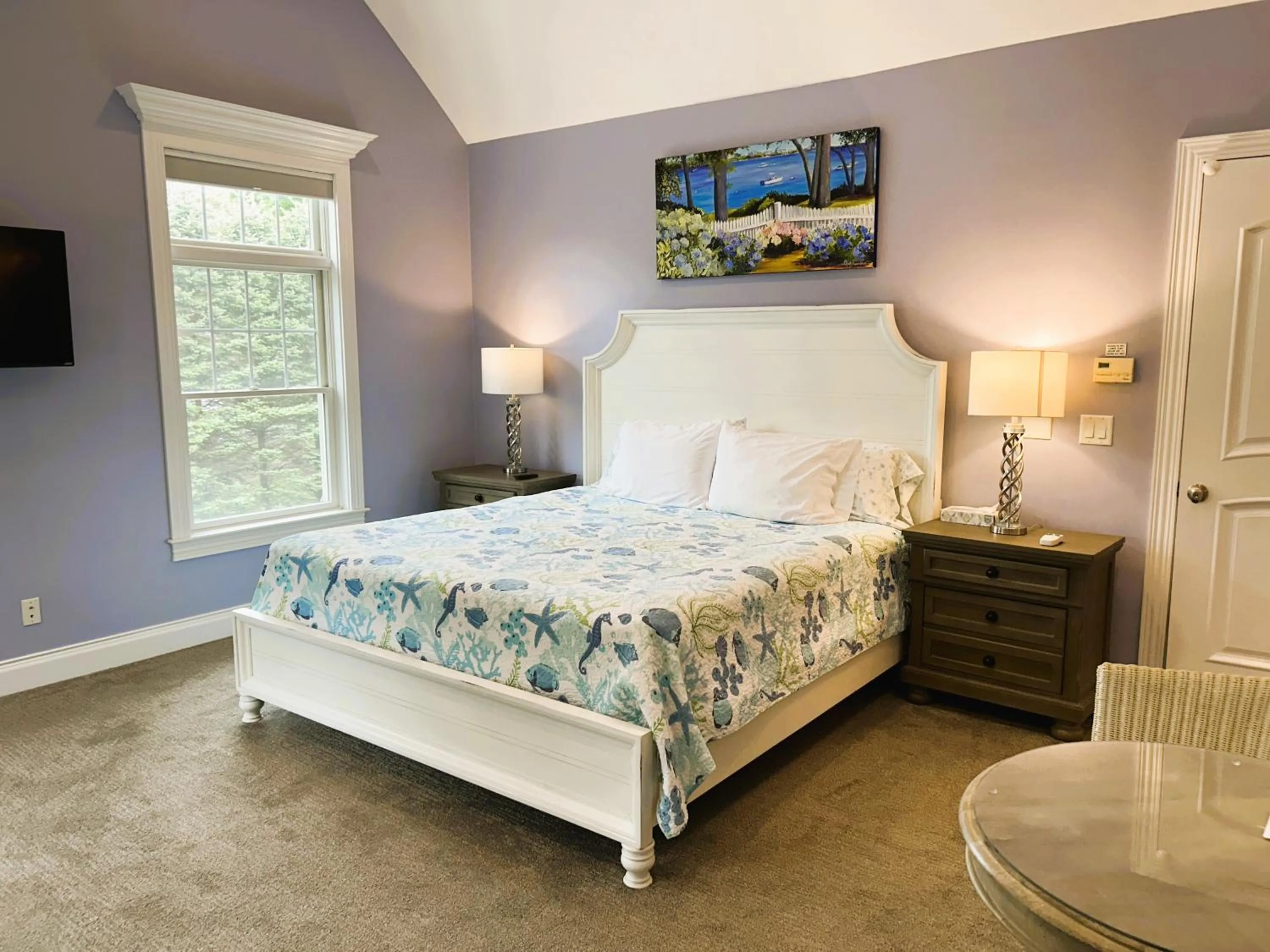 Bedroom, Bed in Falmouth Heights Motor Lodge