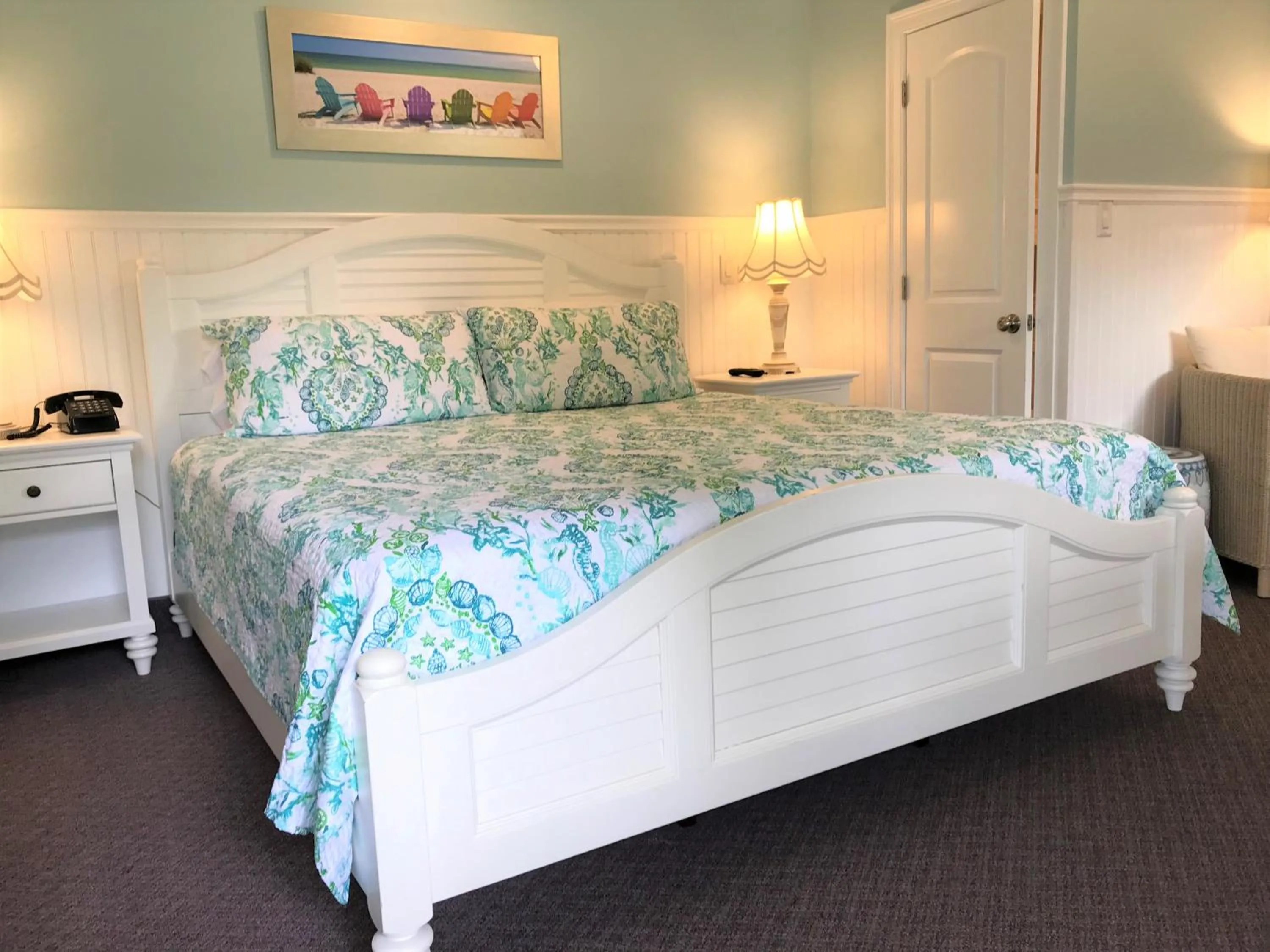 Bed in Falmouth Heights Motor Lodge