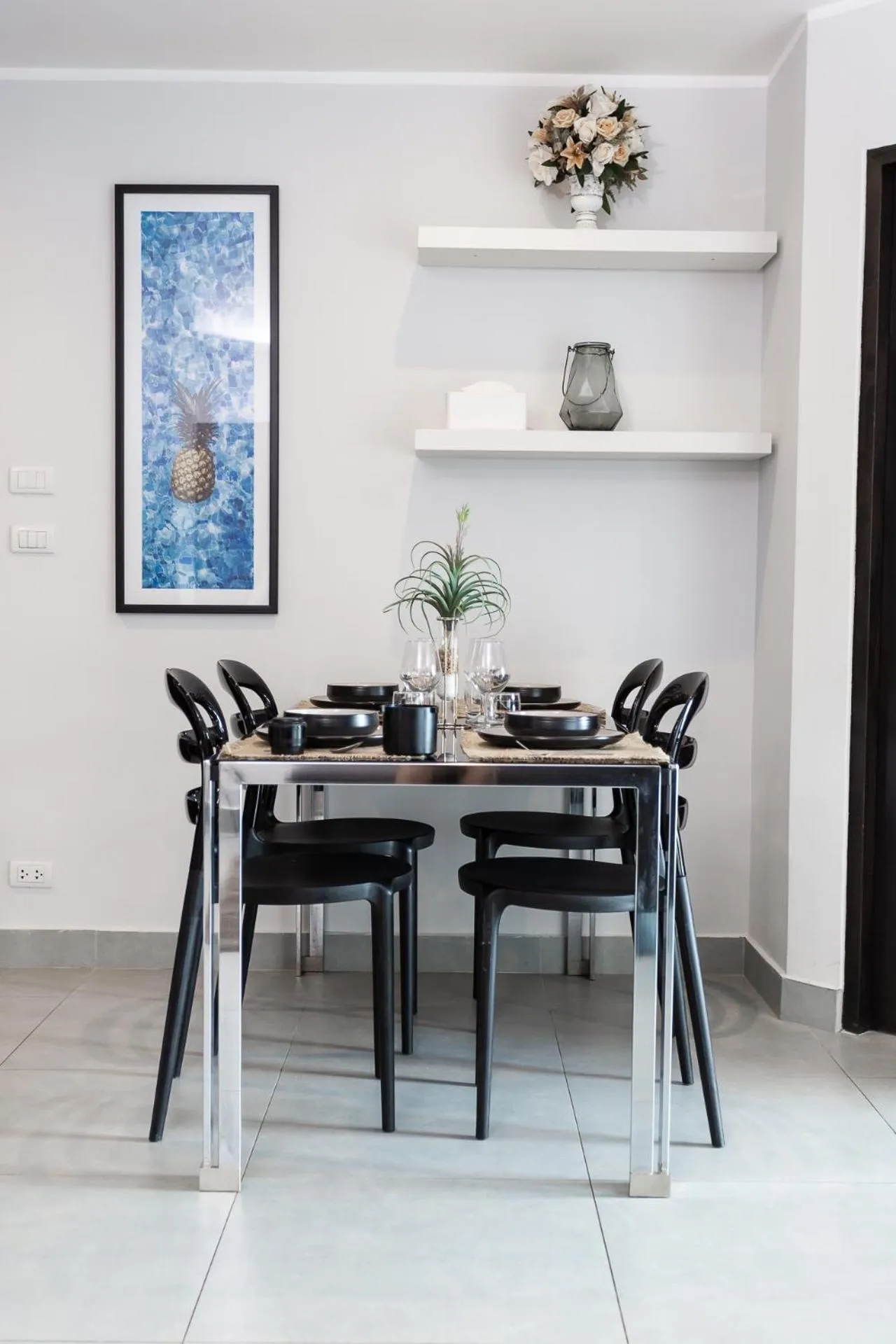 Dining area in NOON Village Tower 1