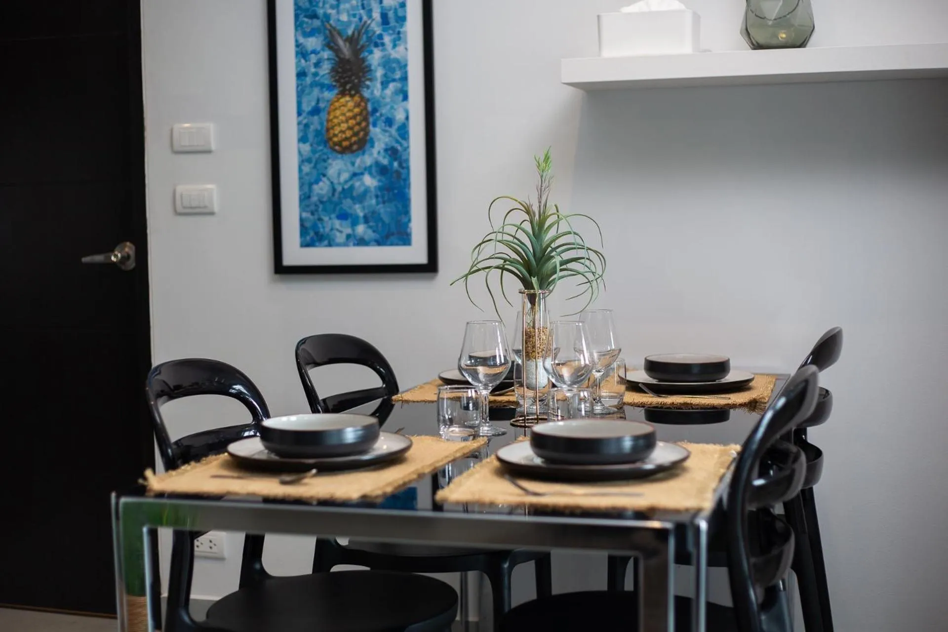 Dining area in NOON Village Tower 1