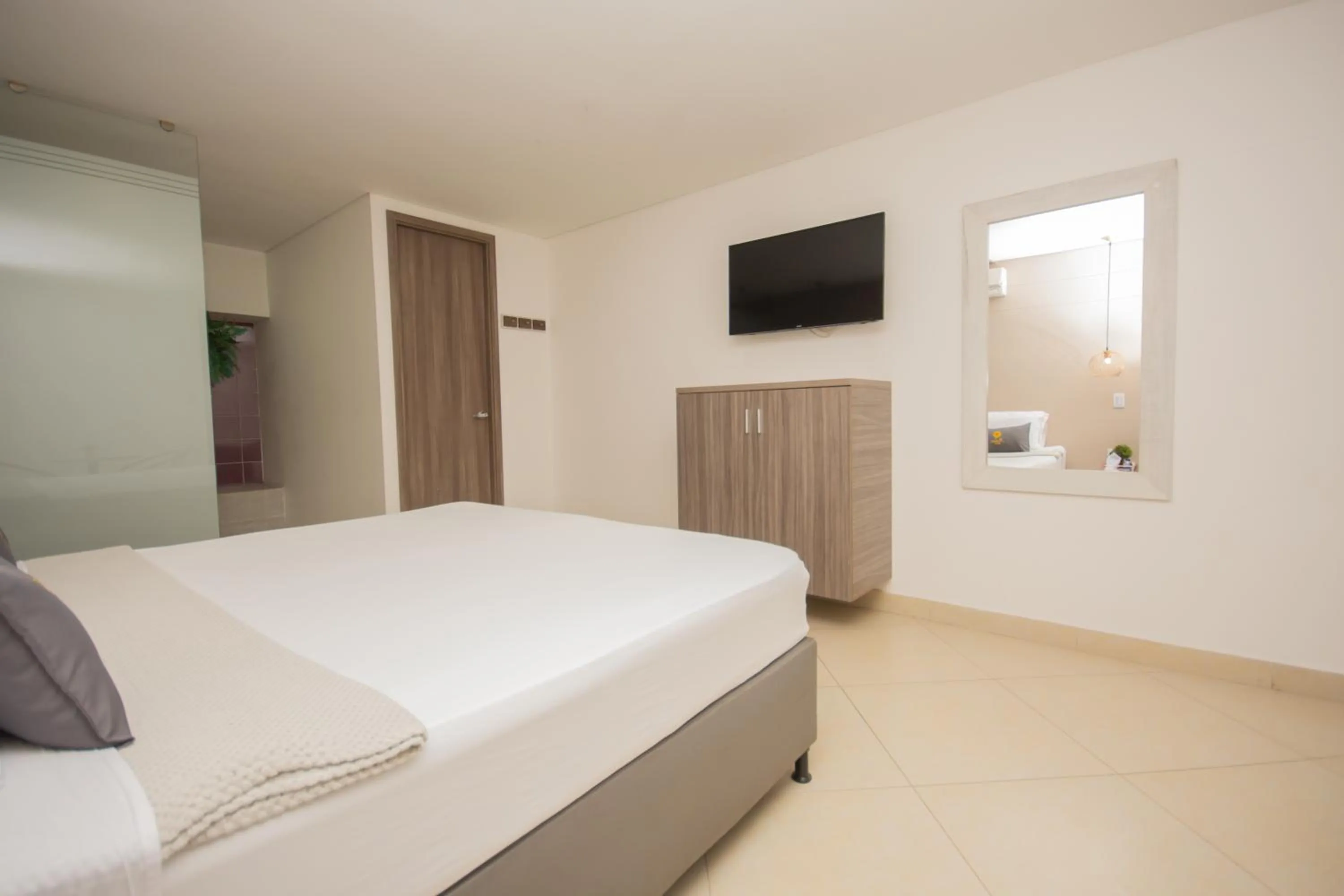 Bed in Hotel Perlatto