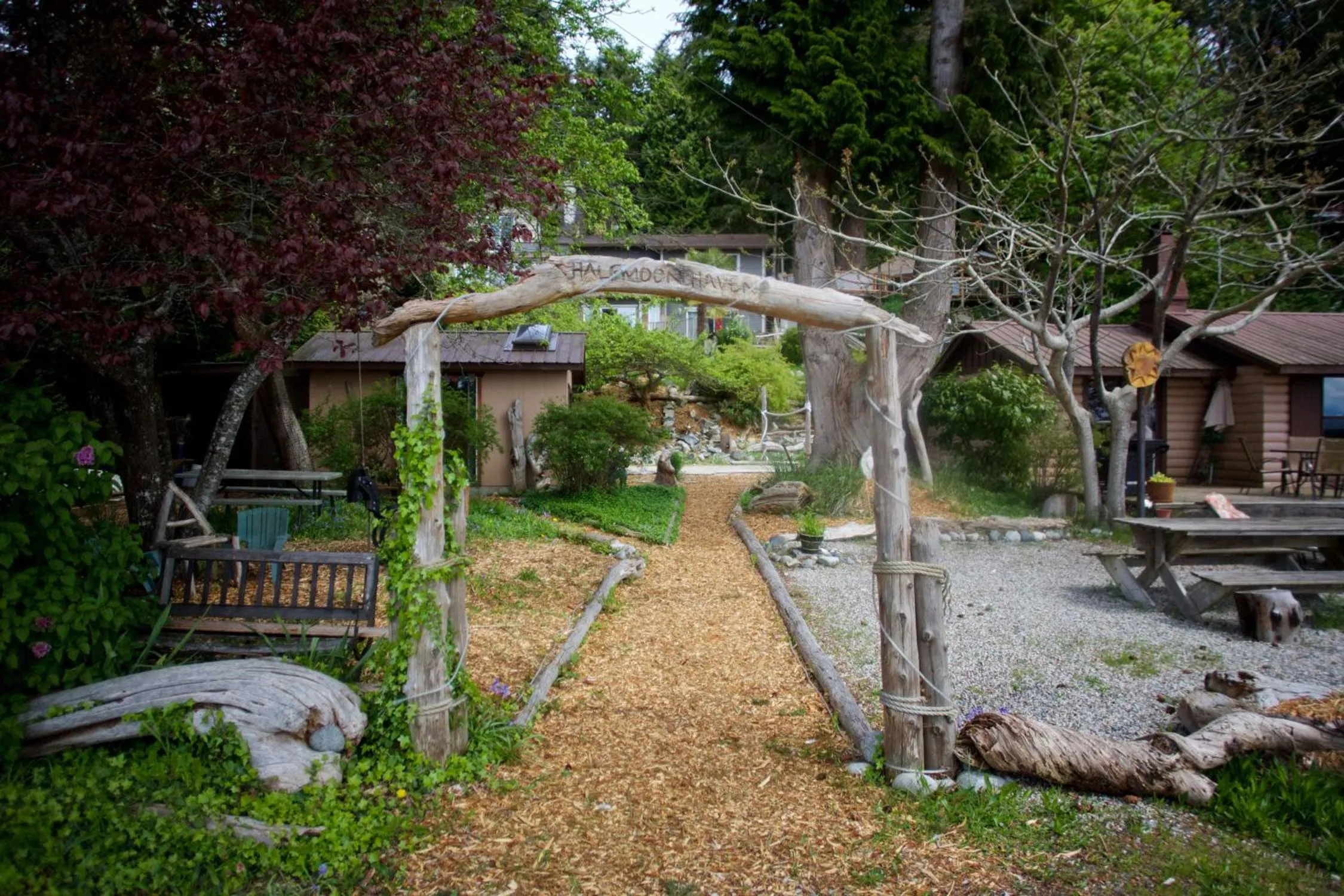 Property building in Halfmoon Haven Beach Cottage or Oceanview Suite