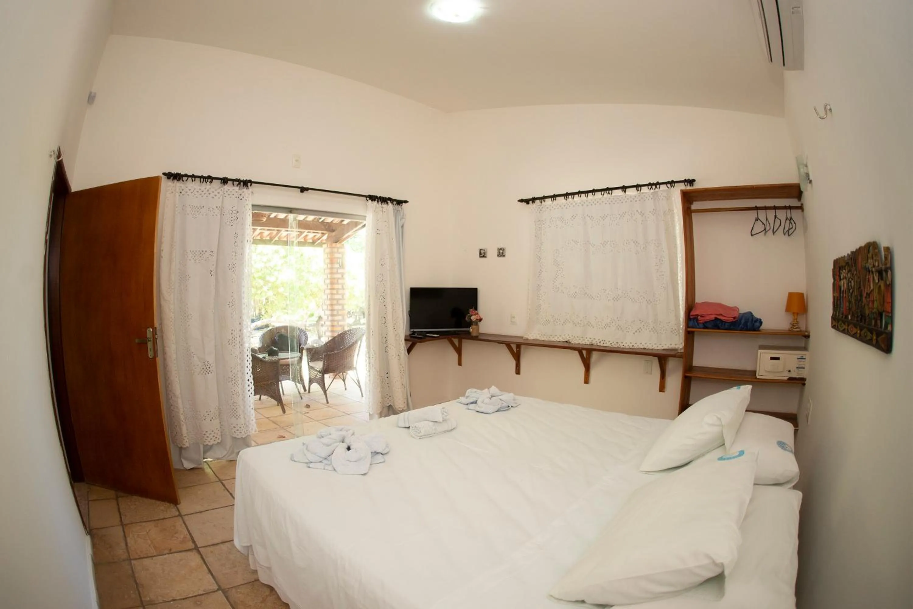 Bed in Pousada Mar de Estrelas