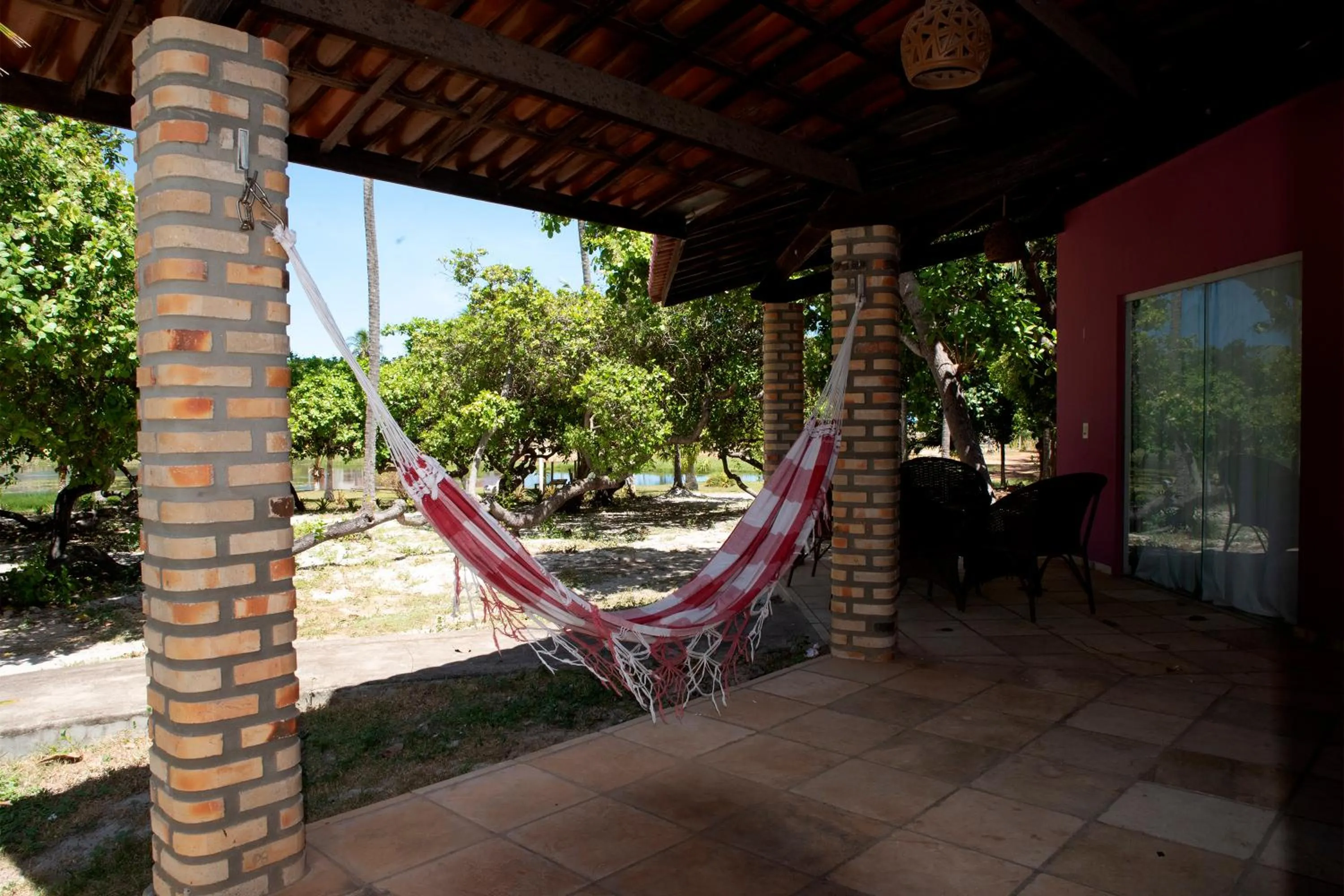 Patio in Pousada Mar de Estrelas