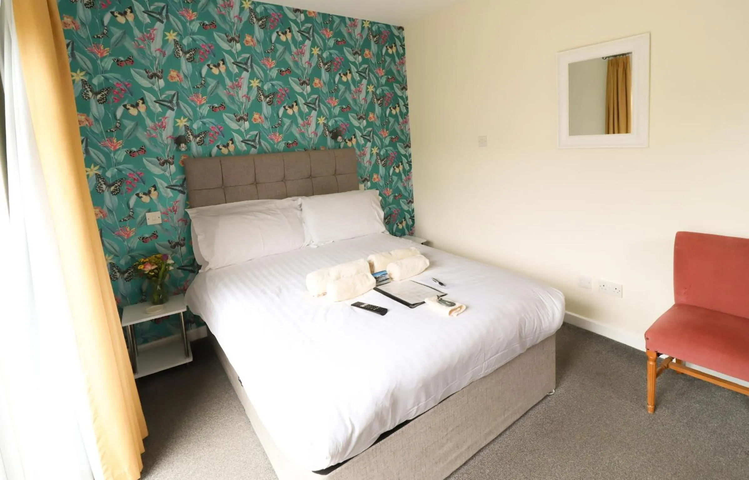 Bedroom, Bed in Rickerby Grange