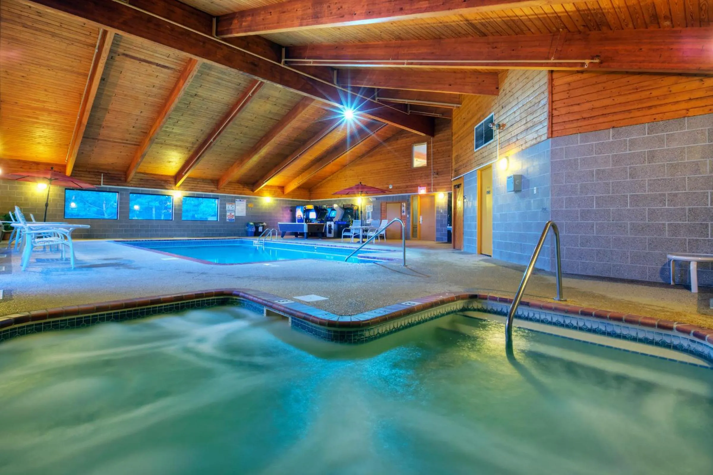 Swimming pool in AmericInn by Wyndham Ham Lake