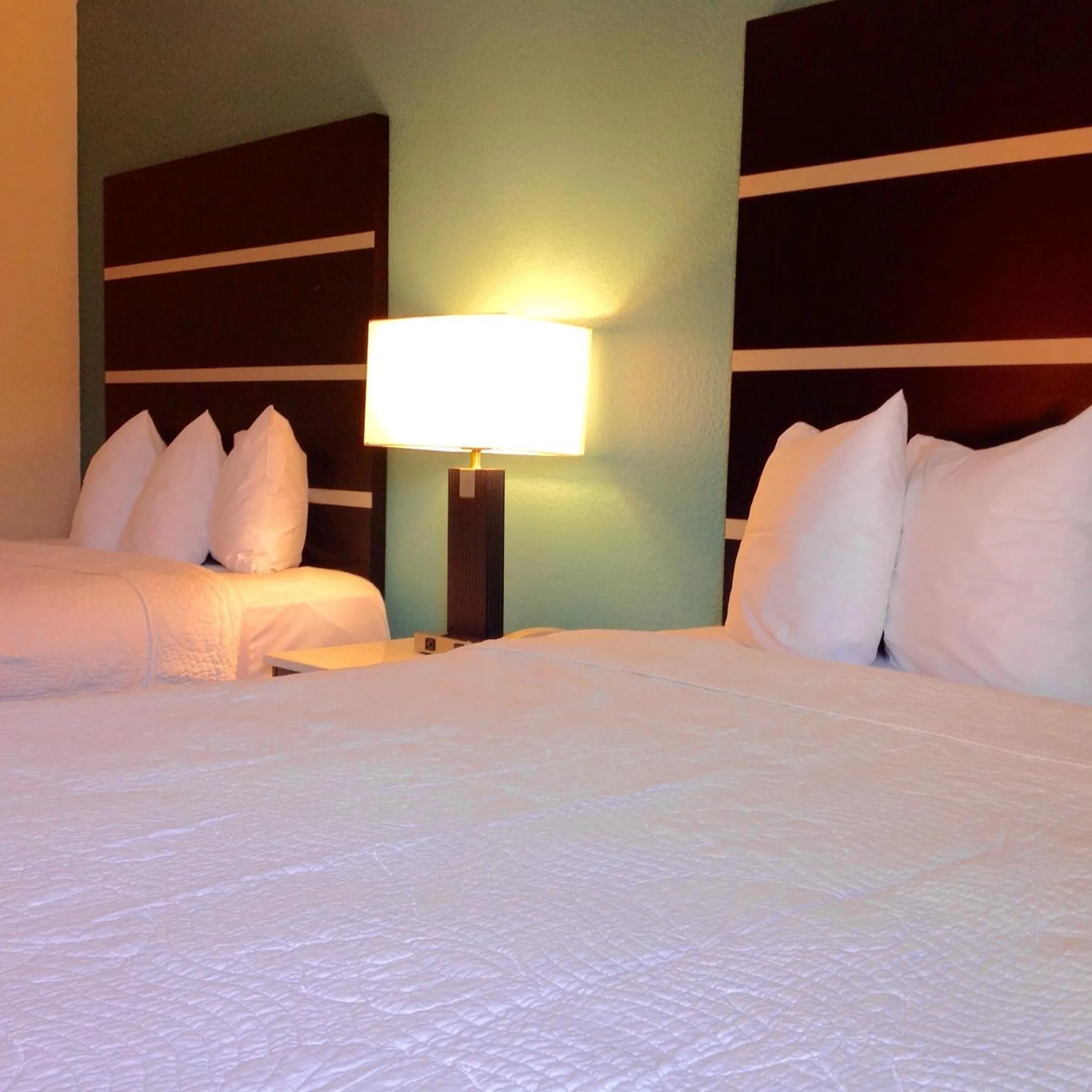 Bed in Americas Best Value Inn New London Mystic