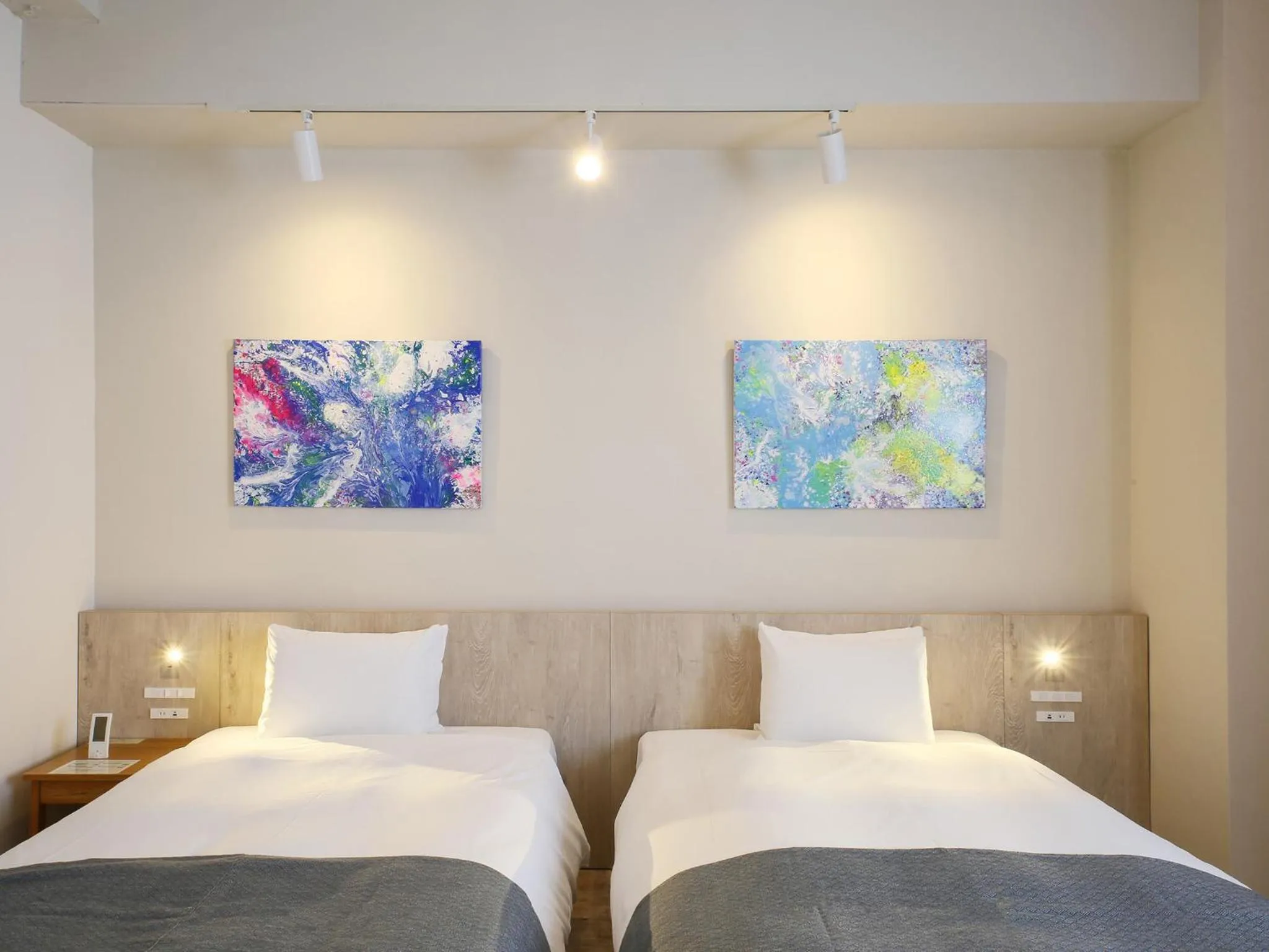 Bed in Ishigakijima Hotel Cucule