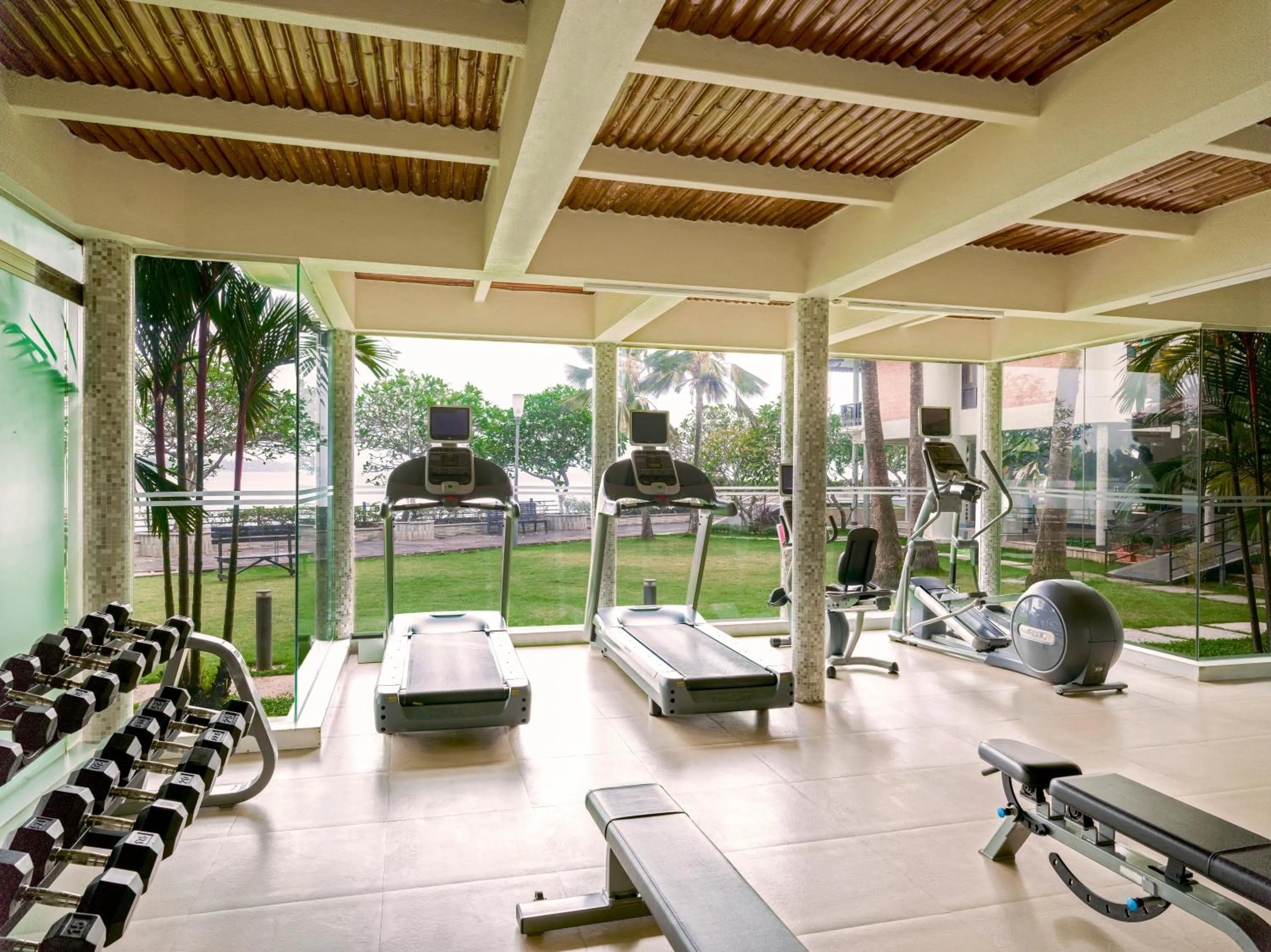 Fitness centre/facilities in Ramada Resort by Wyndham Kochi
