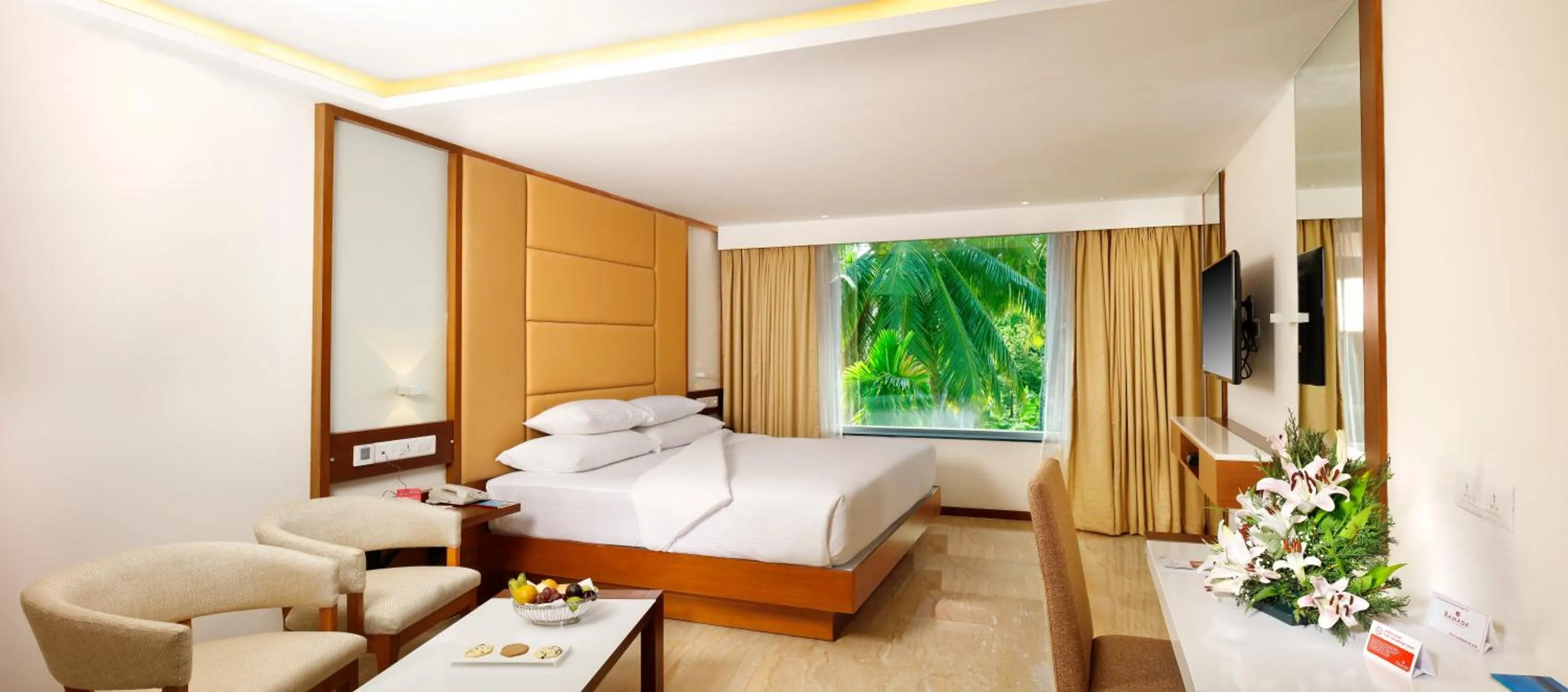 Photo of the whole room, Bed in Ramada Resort by Wyndham Kochi