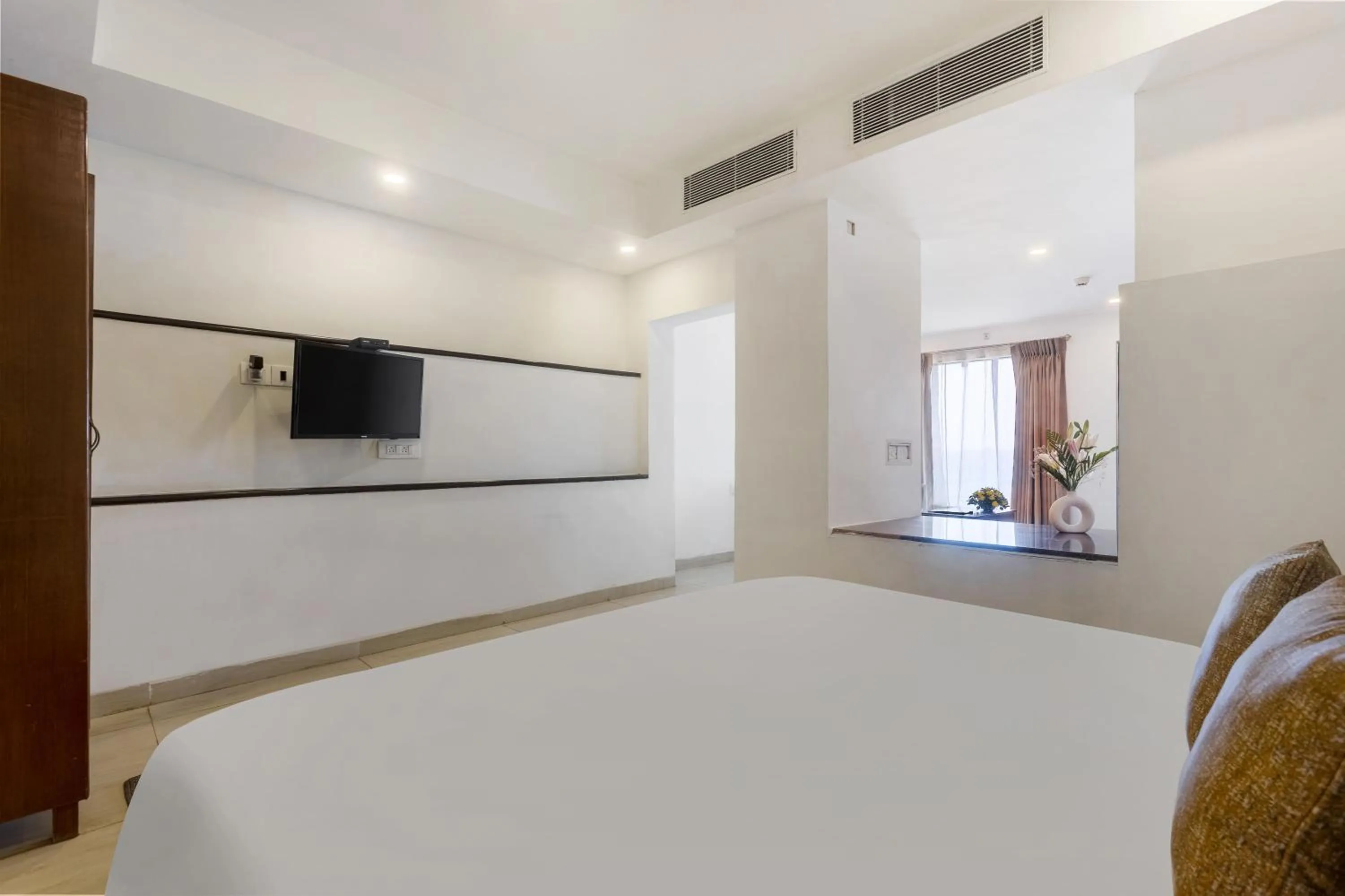 View (from property/room), Bed in Bogmallo Beach Resort