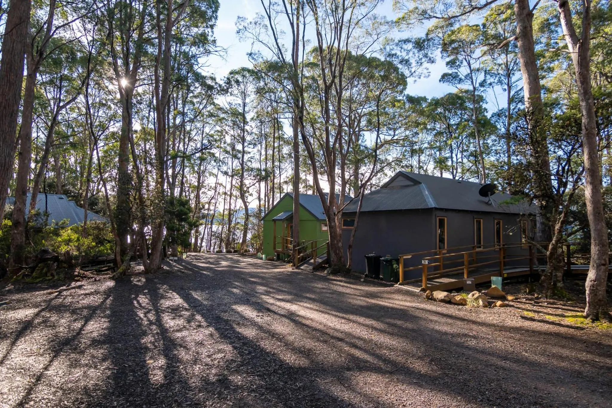Facade/entrance in Lake St Clair Lodge