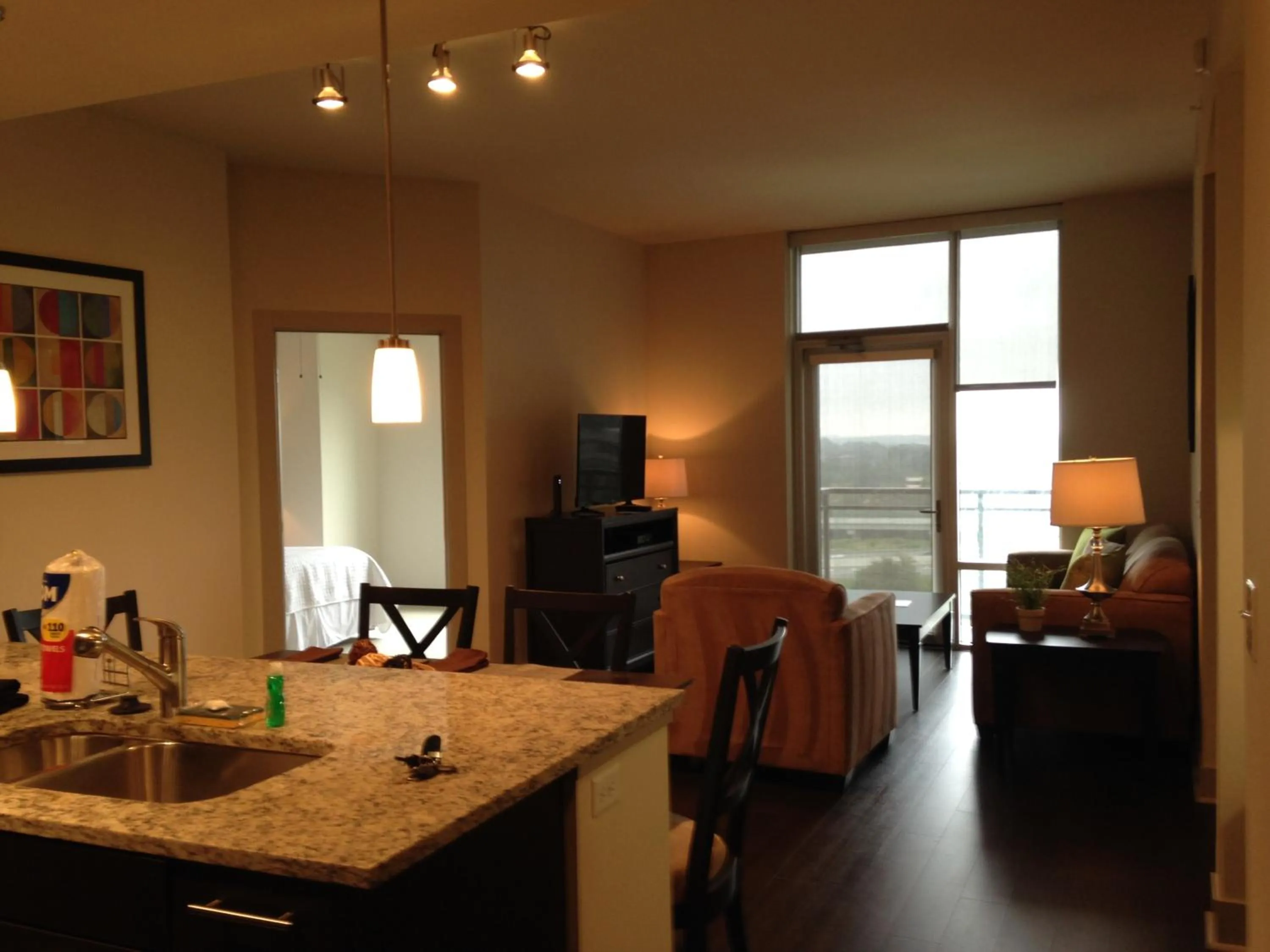 Living room in National at Tysons Corner