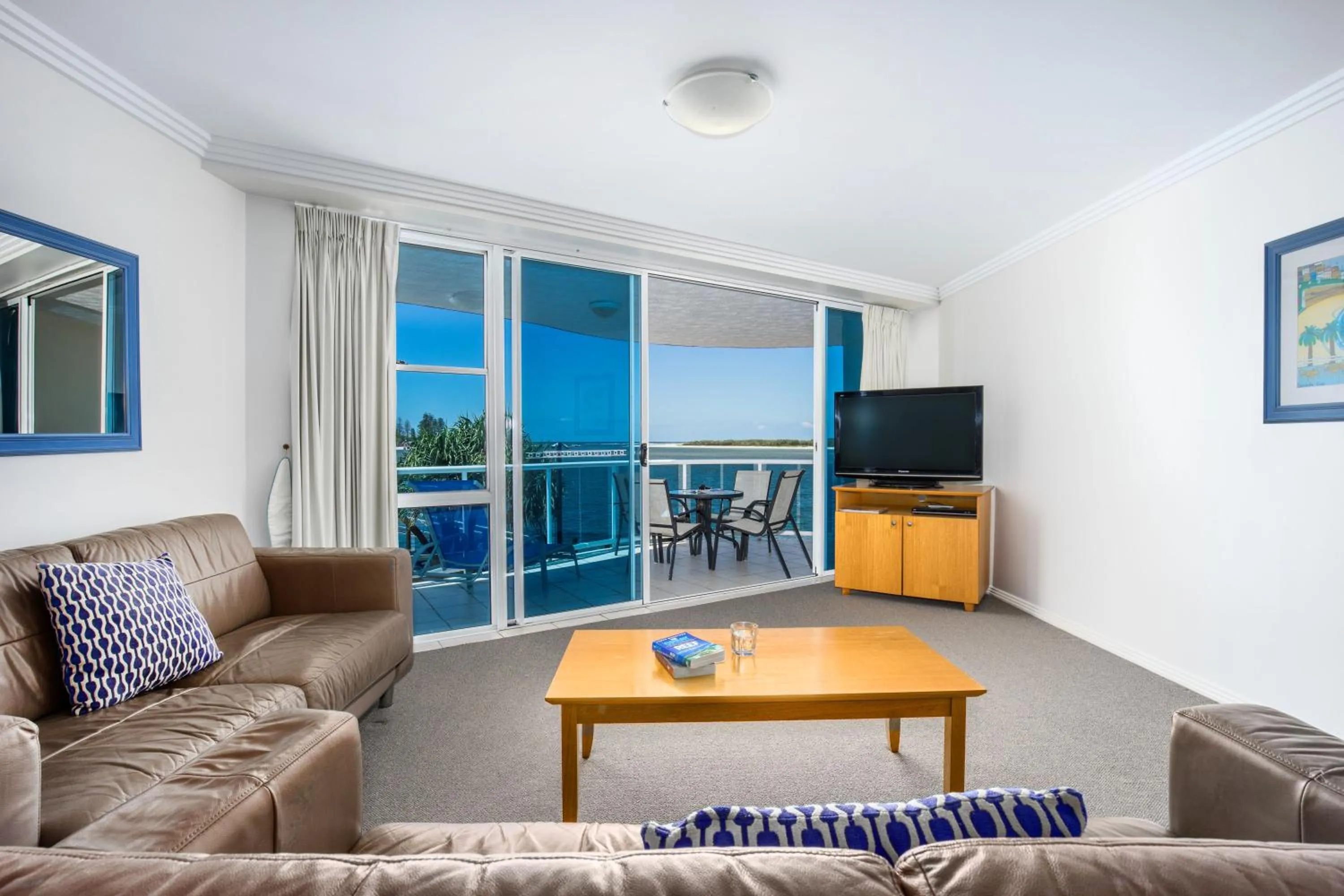 Living room in Watermark Resort Caloundra