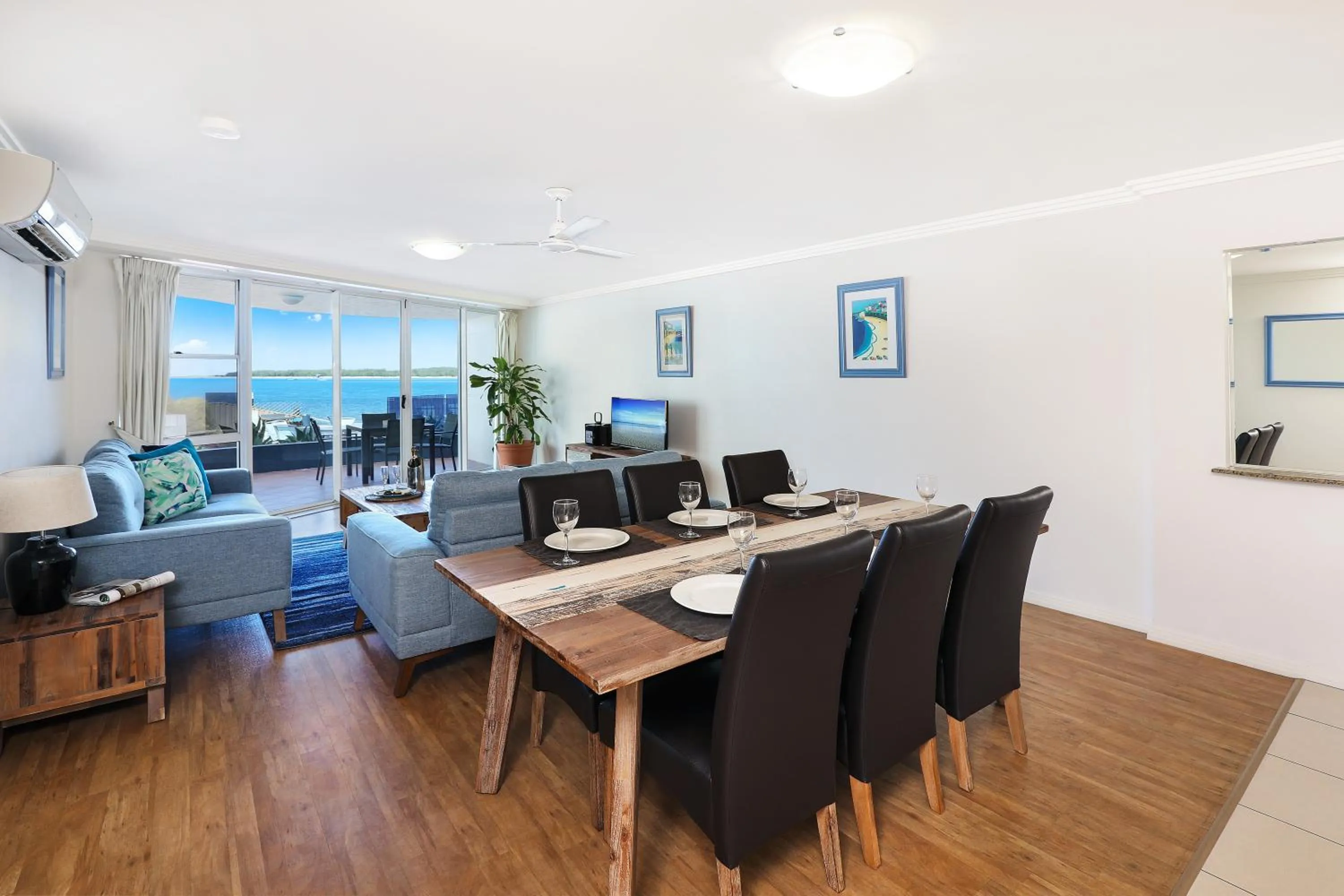 Living room in Watermark Resort Caloundra