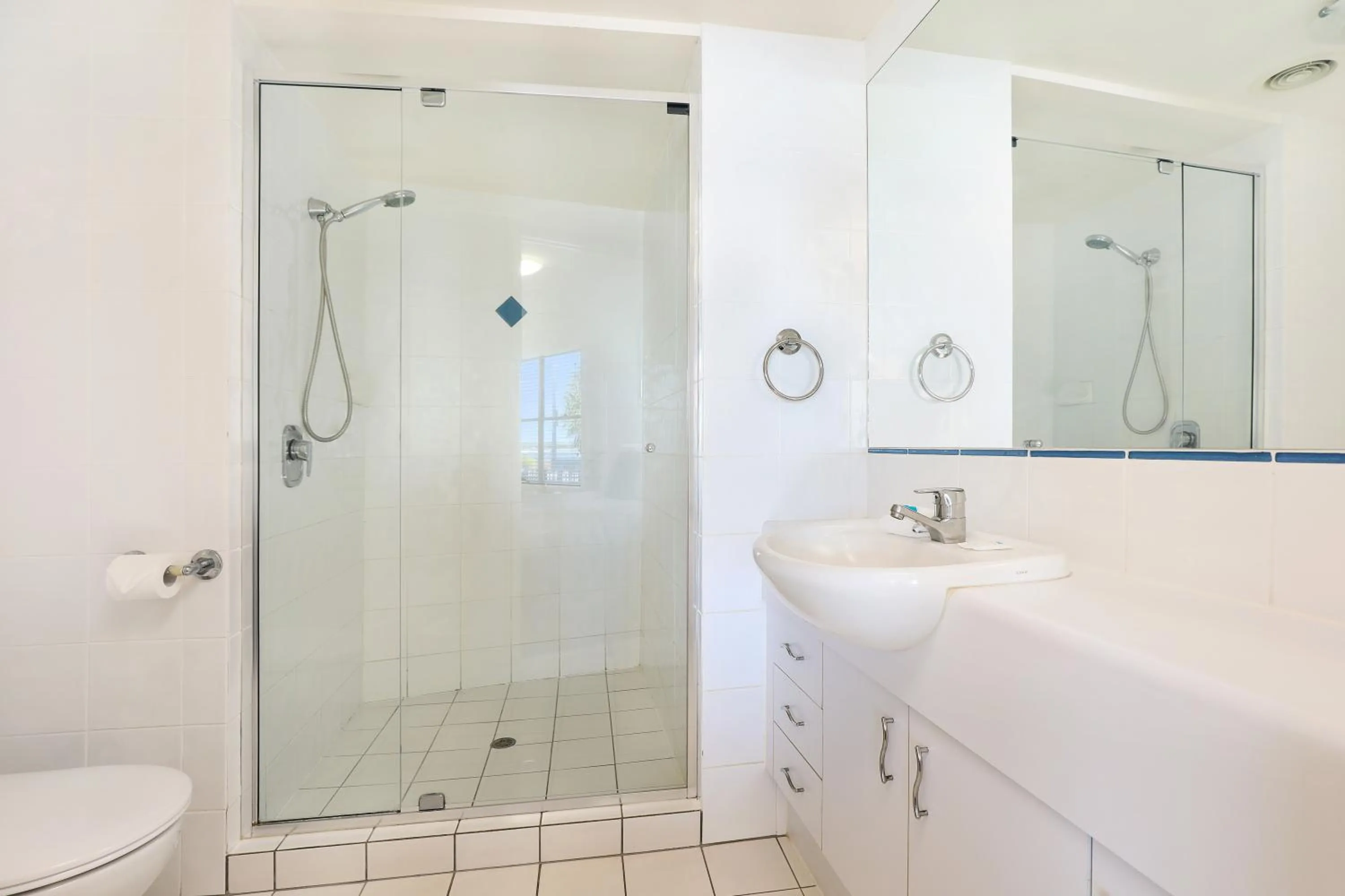 Shower in Watermark Resort Caloundra
