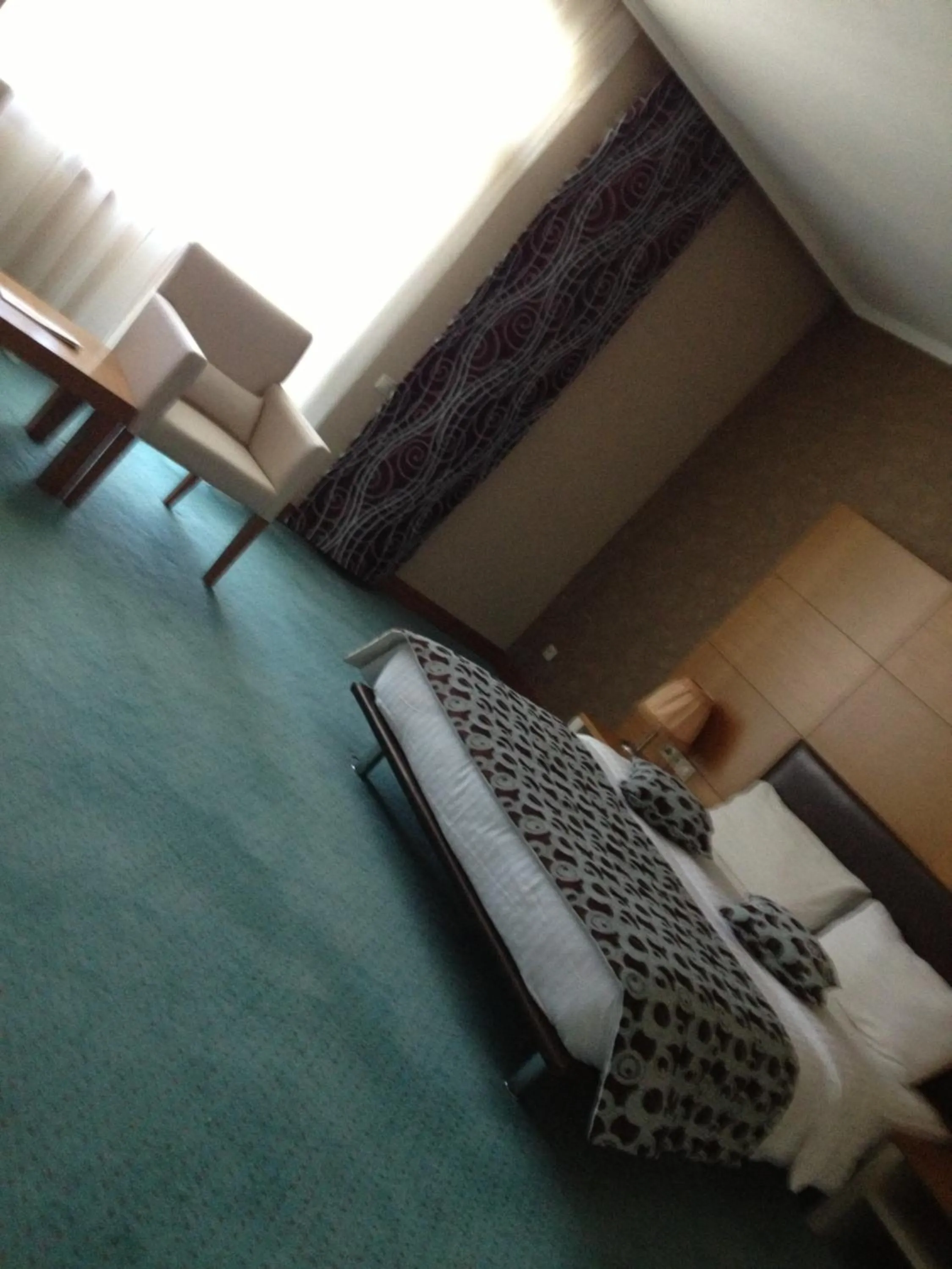 Bed in Grand Nur Plaza Hotel