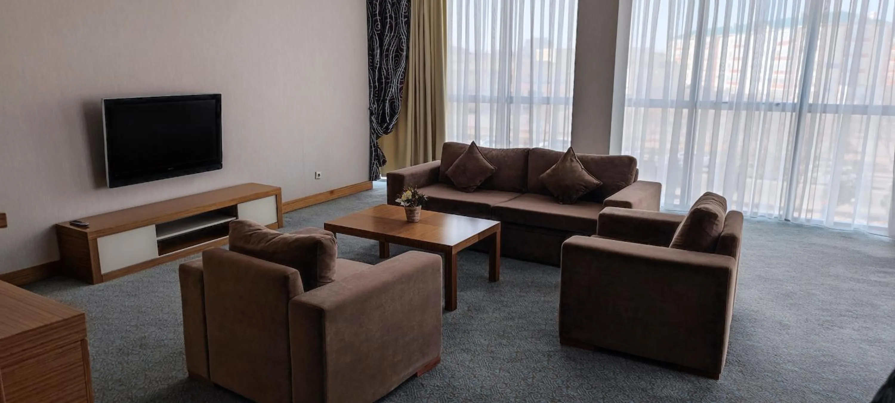 Balcony/Terrace in Grand Nur Plaza Hotel