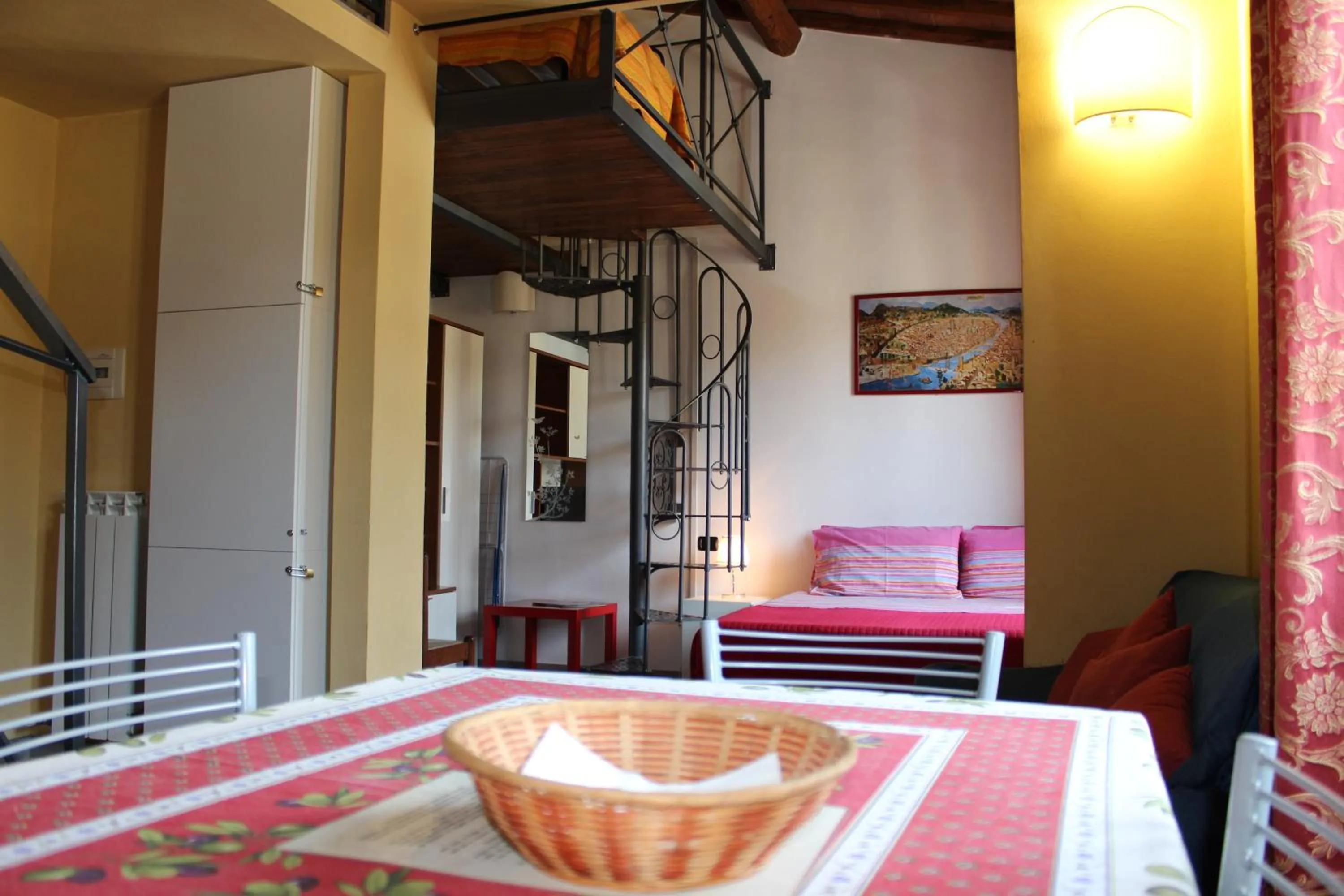 Kitchen or kitchenette, Bed in Max Apartments