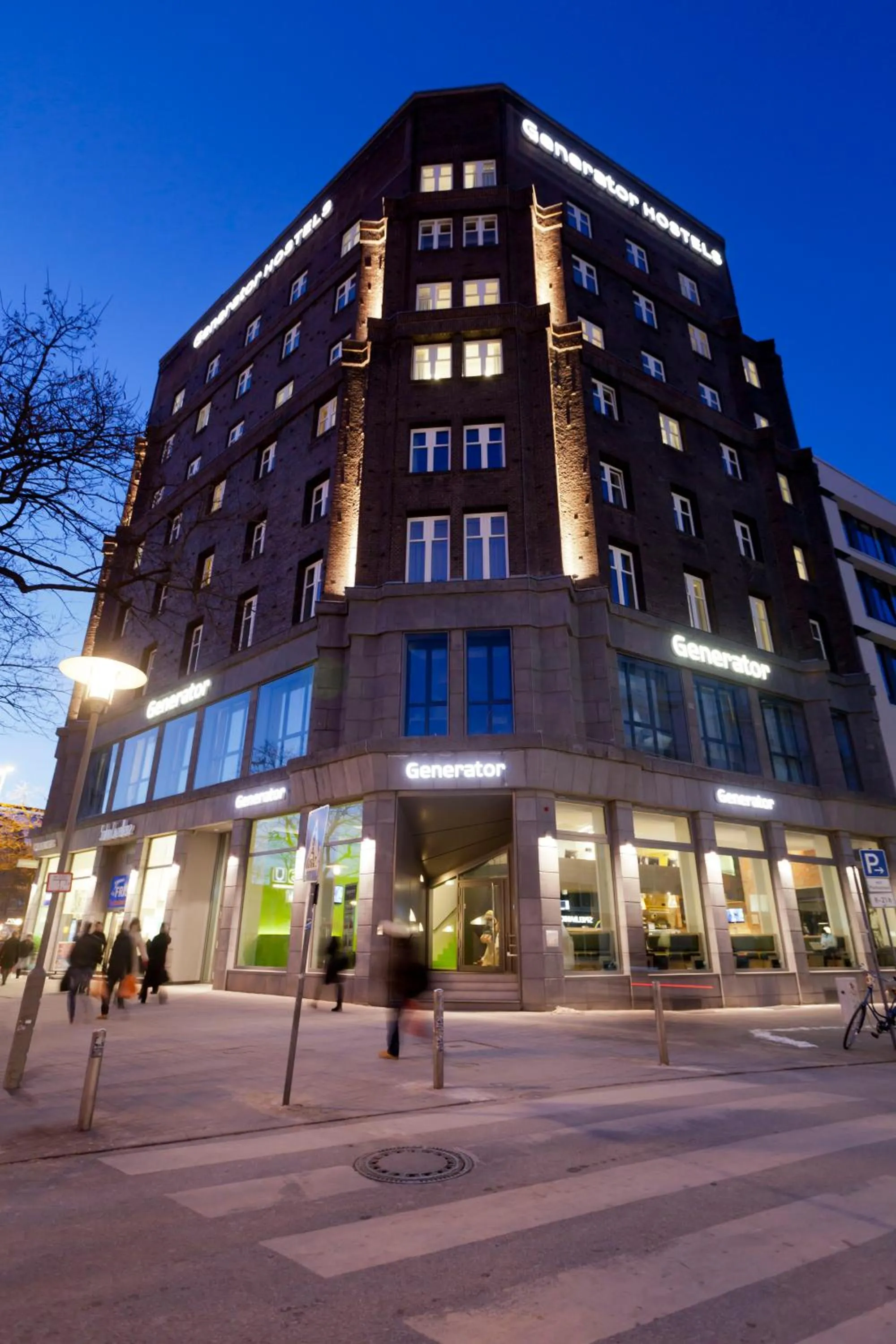 Facade/entrance in Generator Hamburg