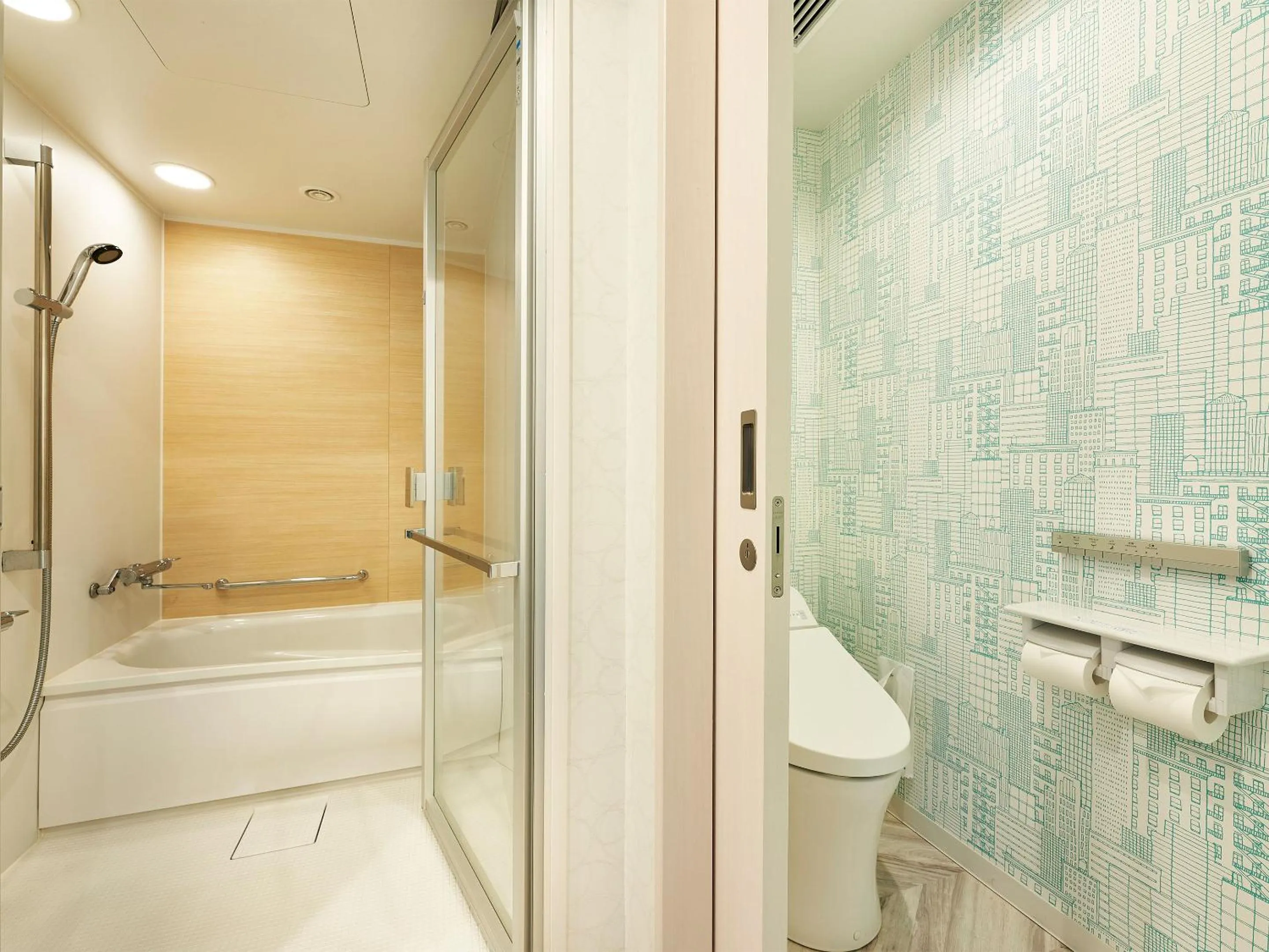 Bathroom in DEL style Nagoya Nayabashi by Daiwa Roynet Hotel