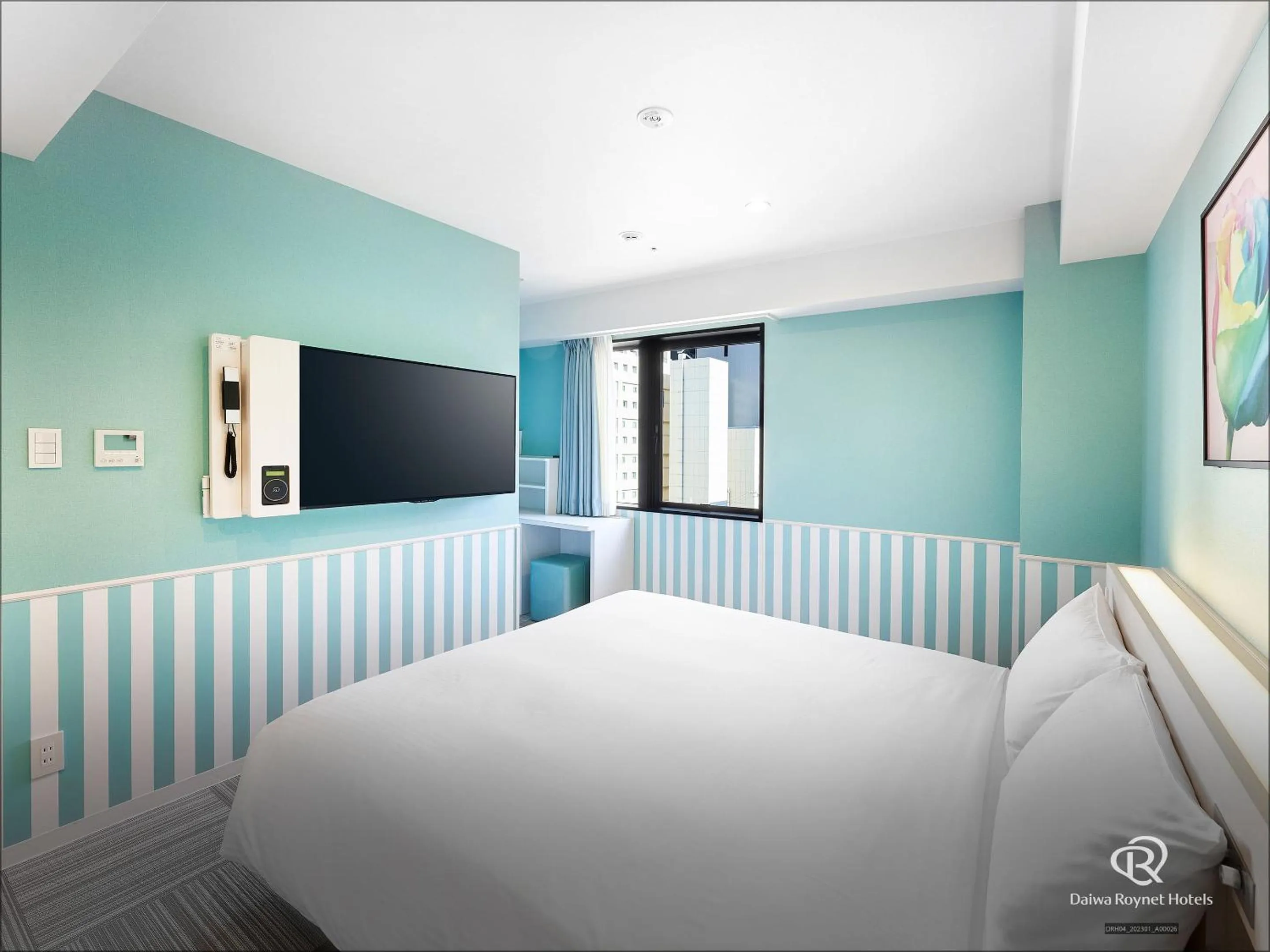 Bed in DEL style Nagoya Nayabashi by Daiwa Roynet Hotel