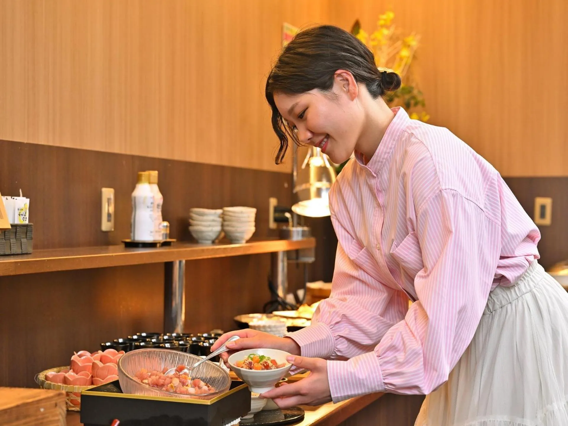 Breakfast in Himeji Castle Grandvrio Hotel