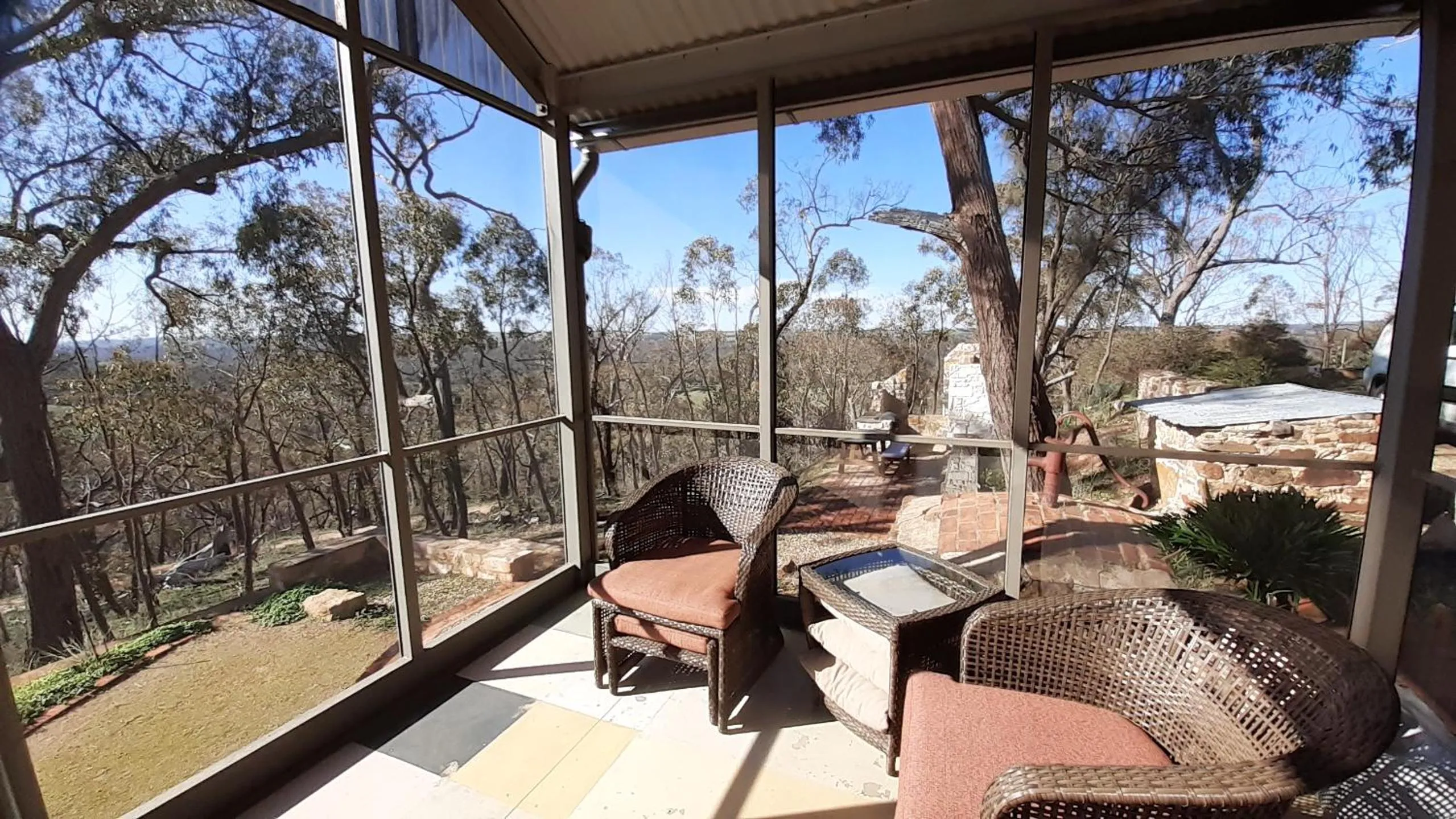 Balcony/Terrace in Trestrail Cottage Accommodation