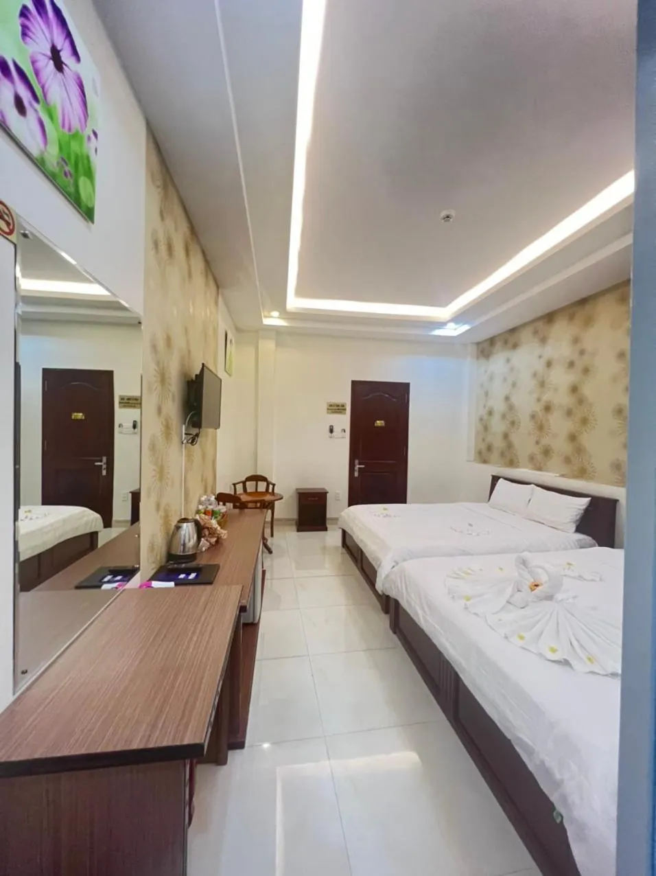 Bed in VẠN LỘC HOTEL