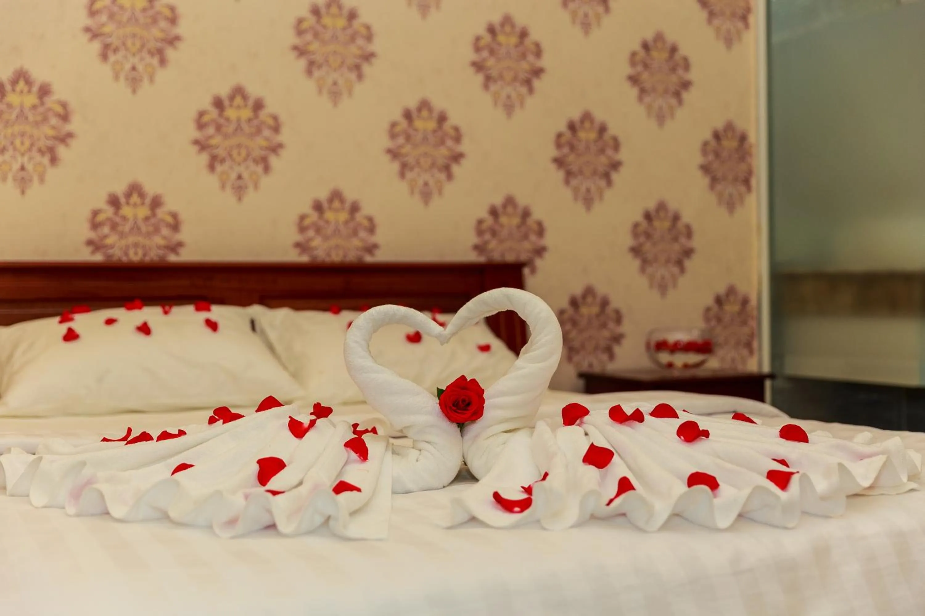 Bed in VẠN LỘC HOTEL